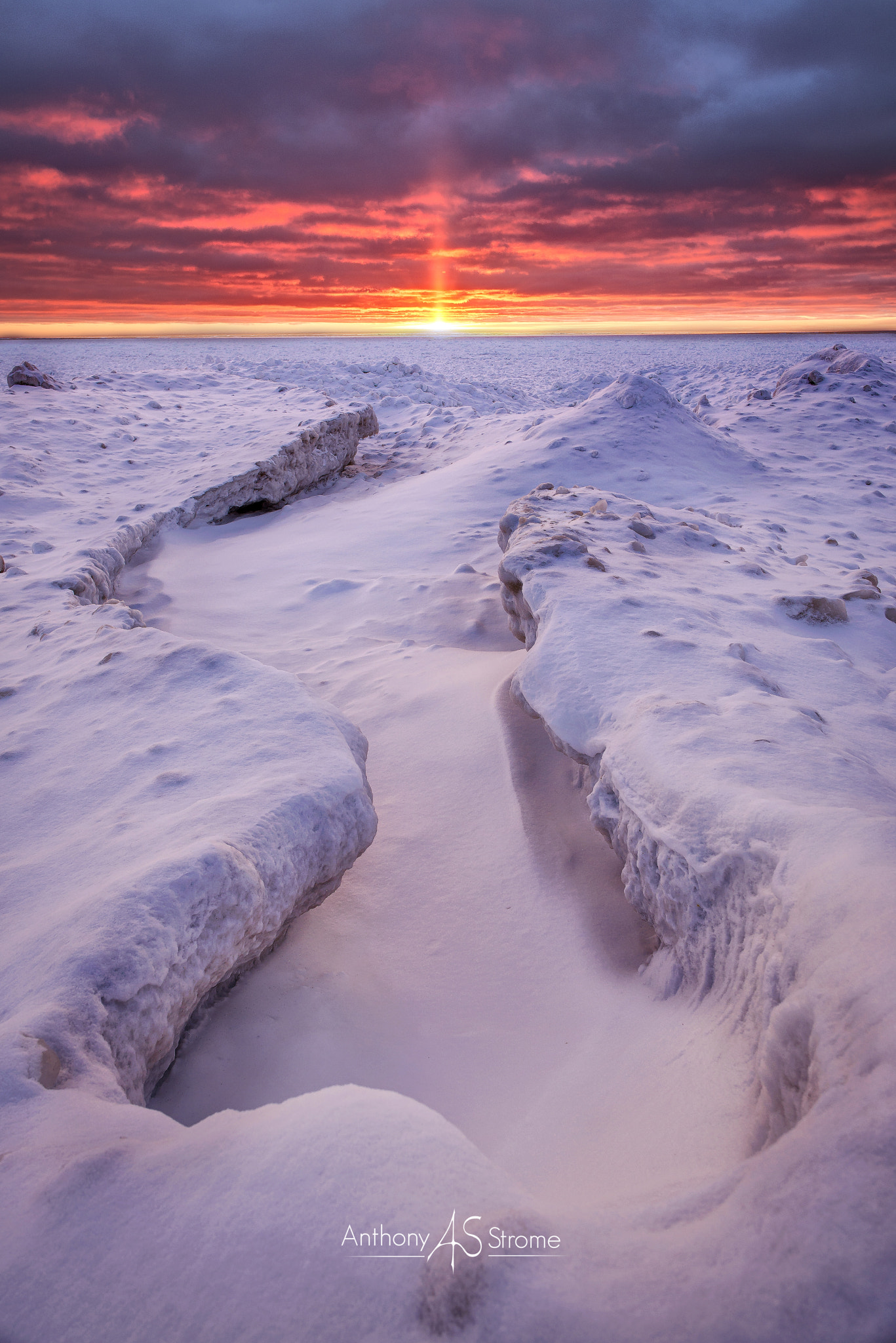 Samyang 12mm F2.8 ED AS NCS Fisheye sample photo. Icy canyon photography