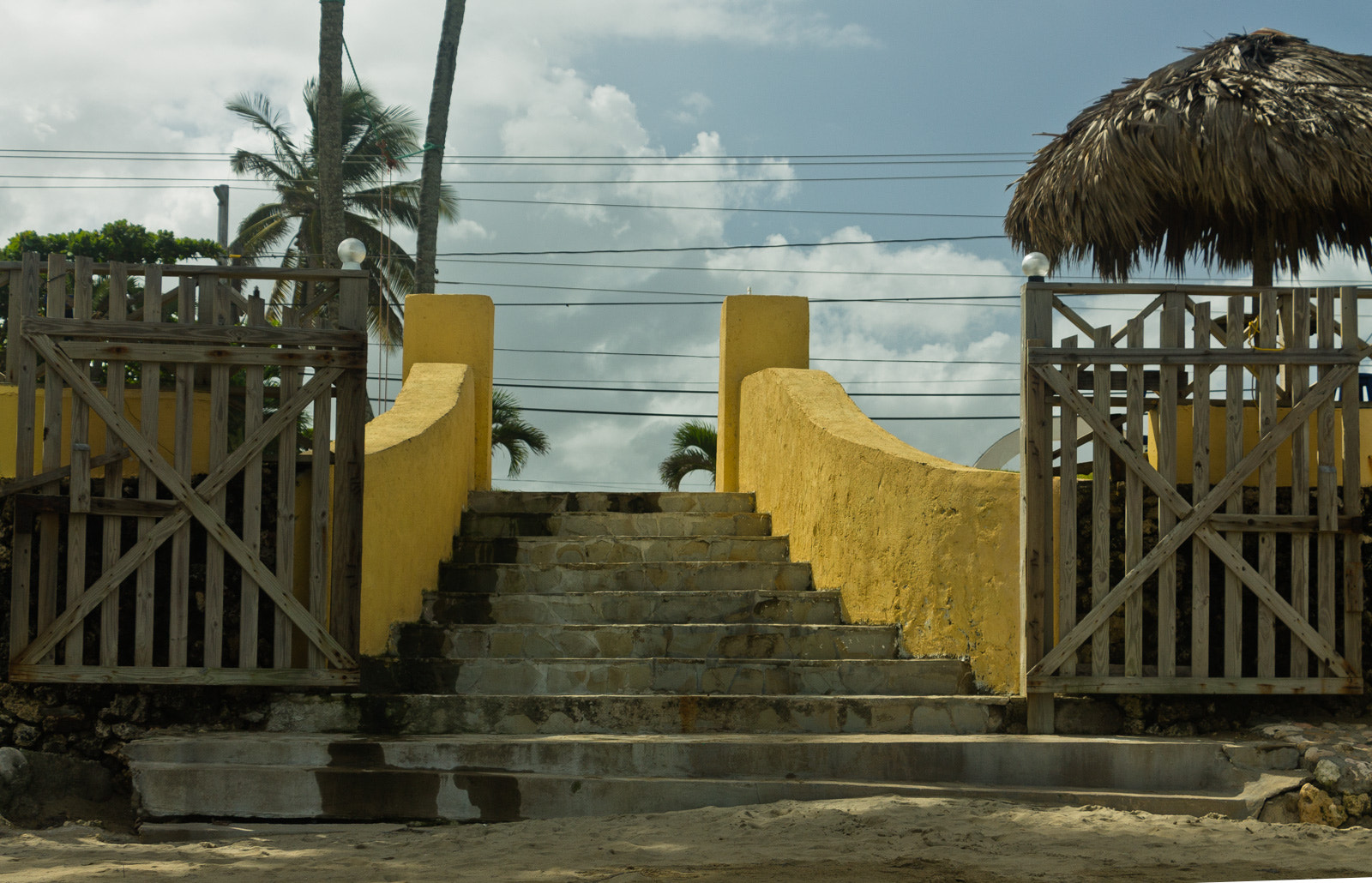 Canon EF-S 18-135mm F3.5-5.6 IS STM sample photo. Stairs to palms photography