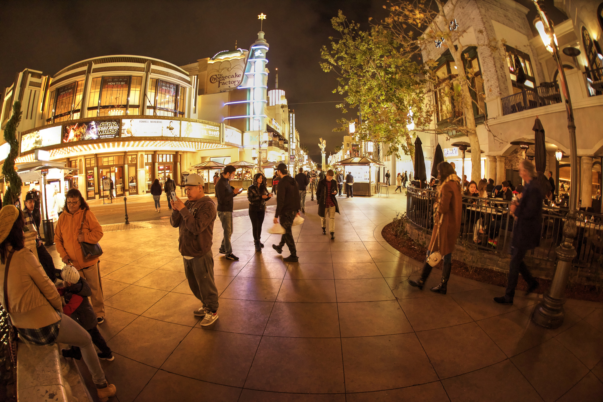 Nikon D810 + Sigma 15mm F2.8 EX DG Diagonal Fisheye sample photo. The grove -  los angeles photography