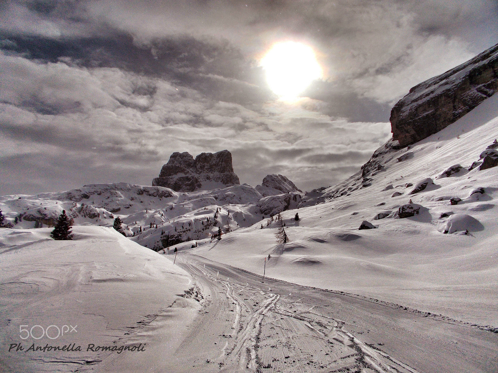 Nikon Coolpix L26 sample photo. Averau, neve e poesia photography