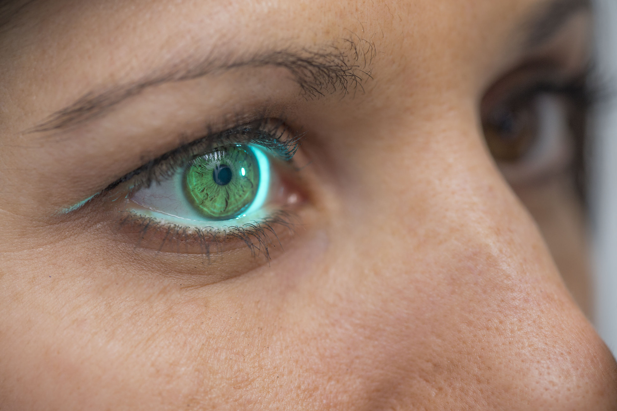 Canon EOS-1D X + Canon EF 100mm F2.8 Macro USM sample photo. Madrid, spain, optometrist optician doctor examines eyesight of woman photography