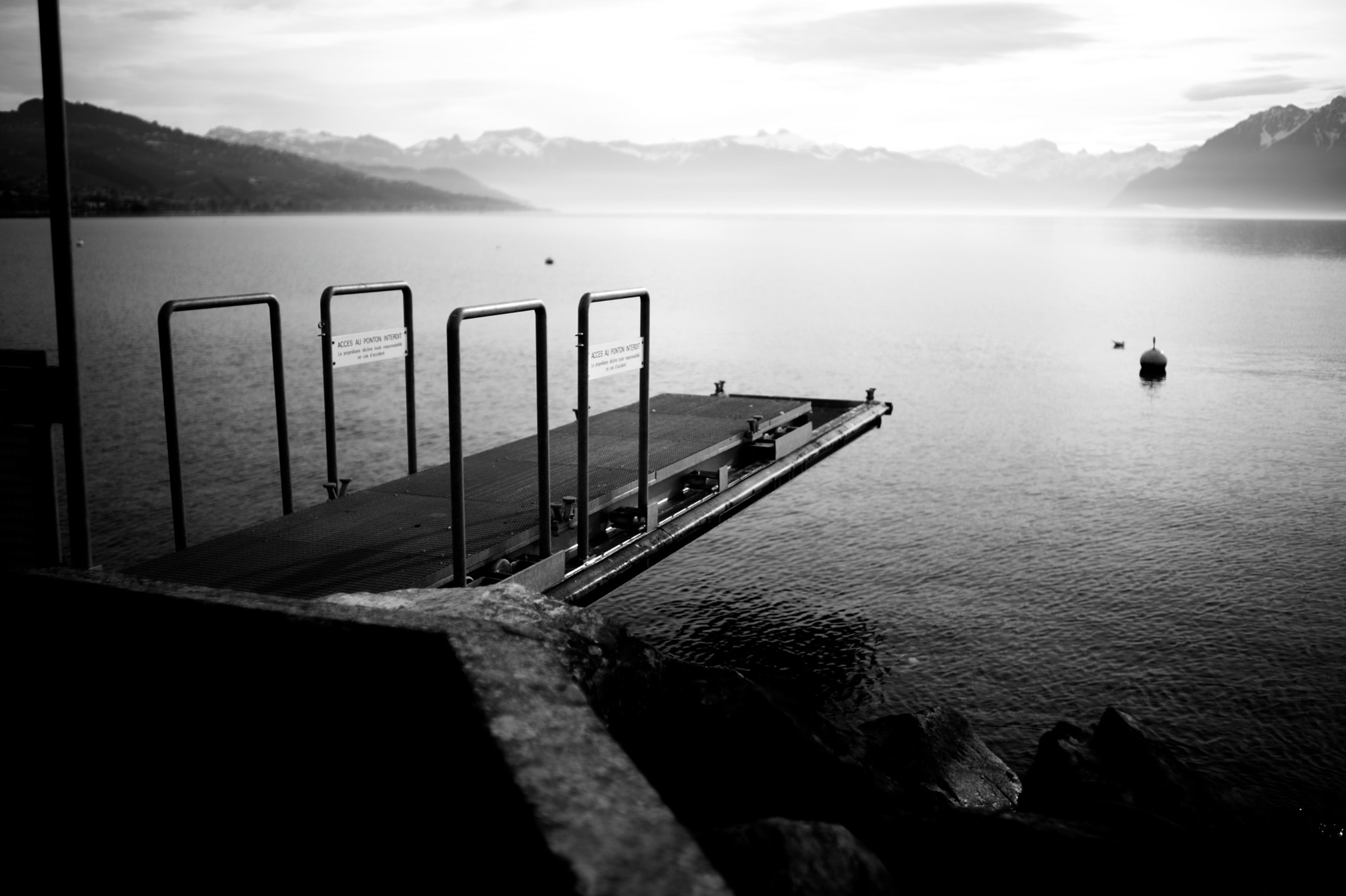 Sony a99 II + Sony 35mm F1.4 G sample photo. View on lake geneva and alps from lausanne, switzerland (2016-02-02, #4) photography