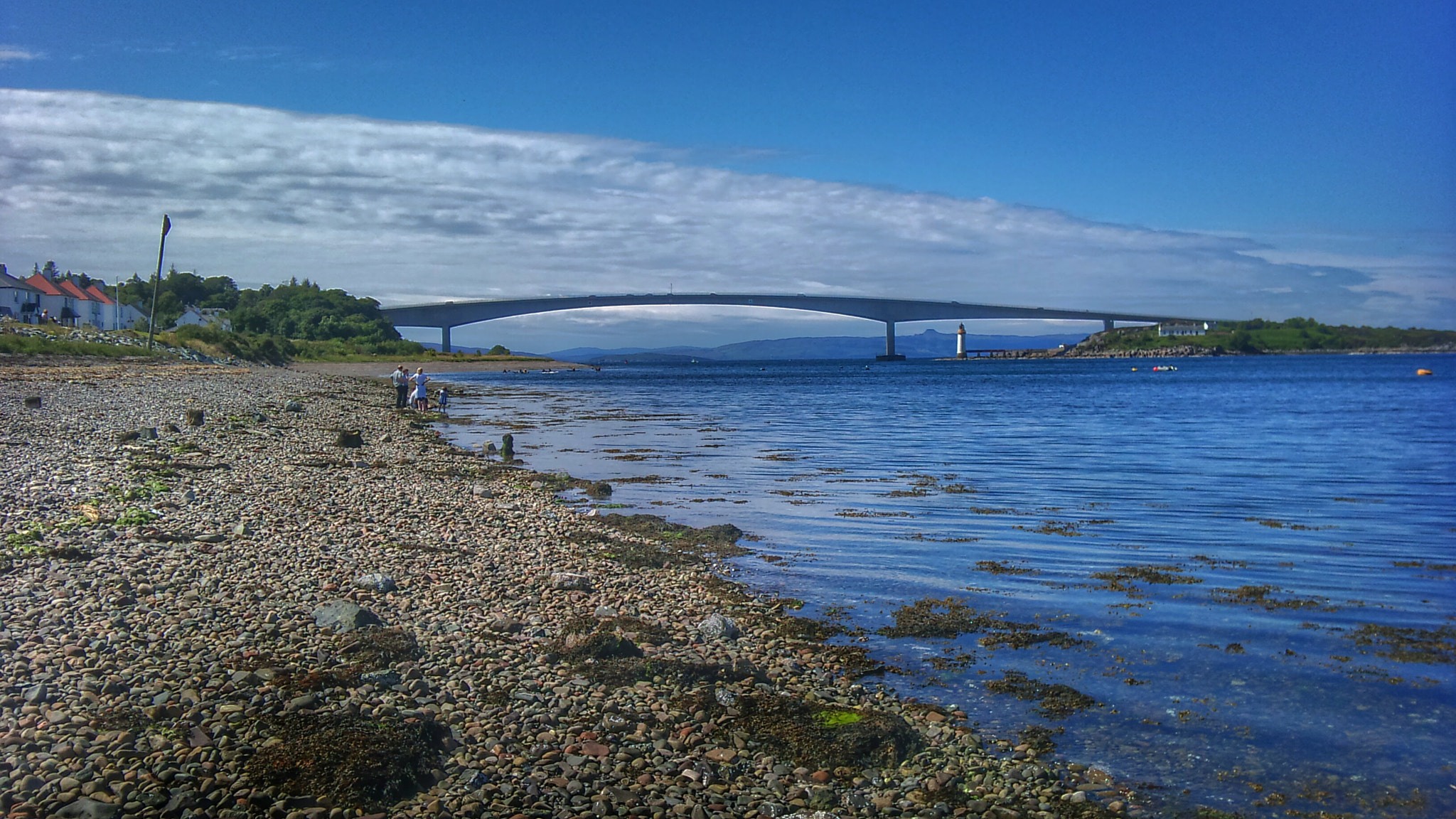 Sony Ericsson U10i sample photo. Skye bridge, scotland photography