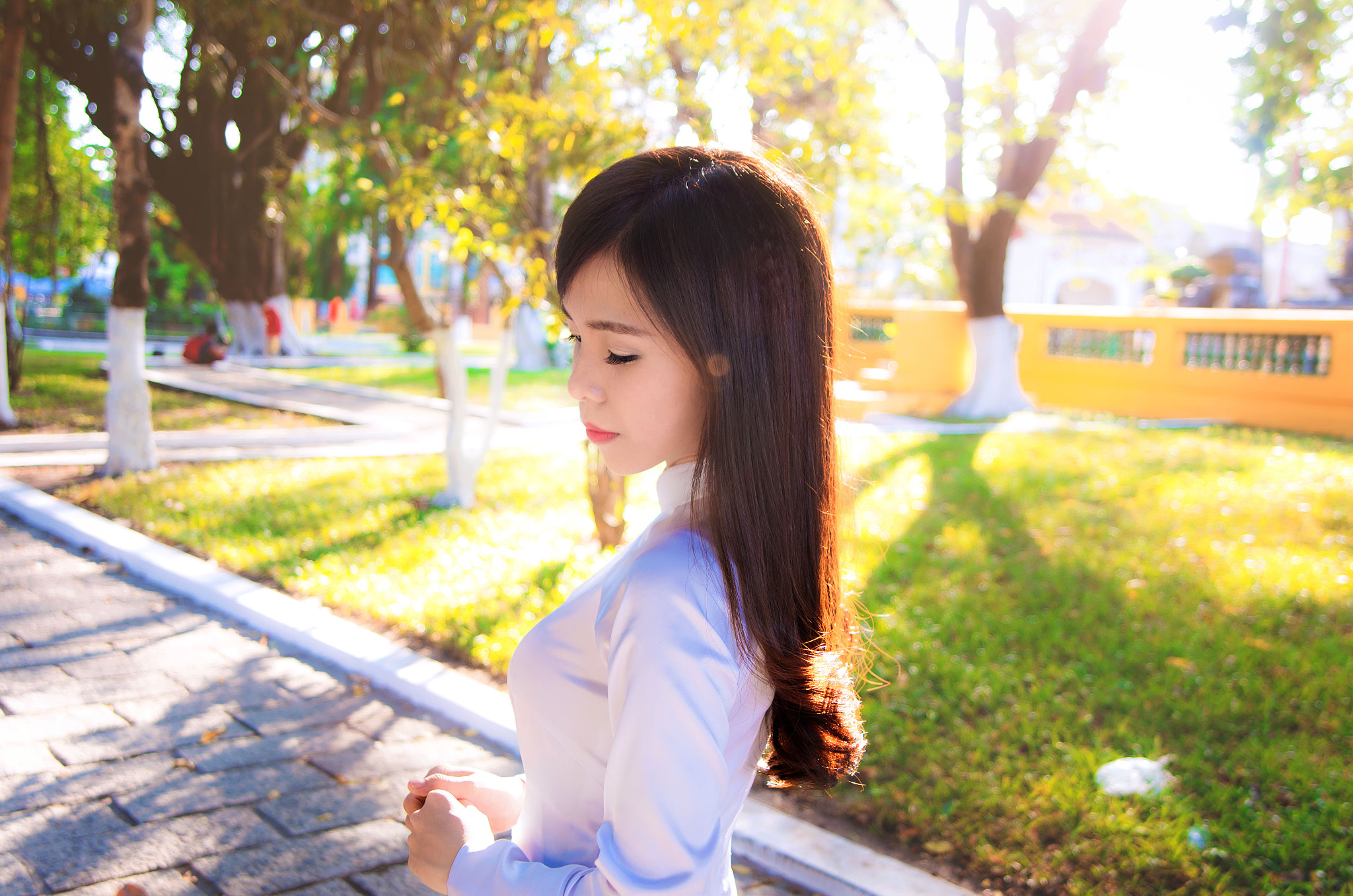 Pentax K-5 IIs sample photo. Áo dài photography