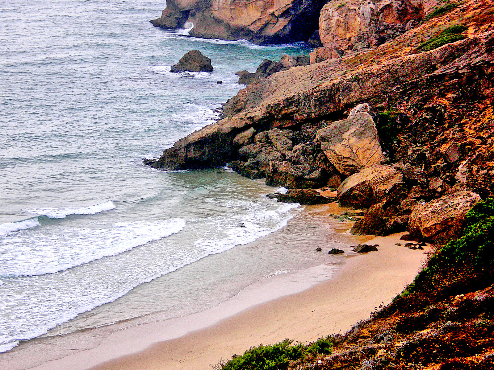 Olympus FE-140,X-725 sample photo. Arrifana aljezur algarve photography