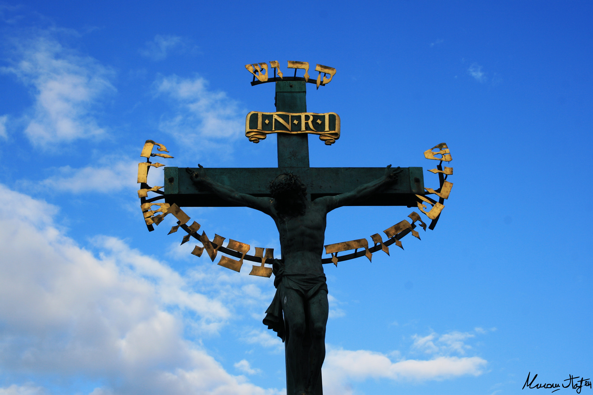 Canon EF-S 18-55mm F3.5-5.6 sample photo. Jesus in prague photography