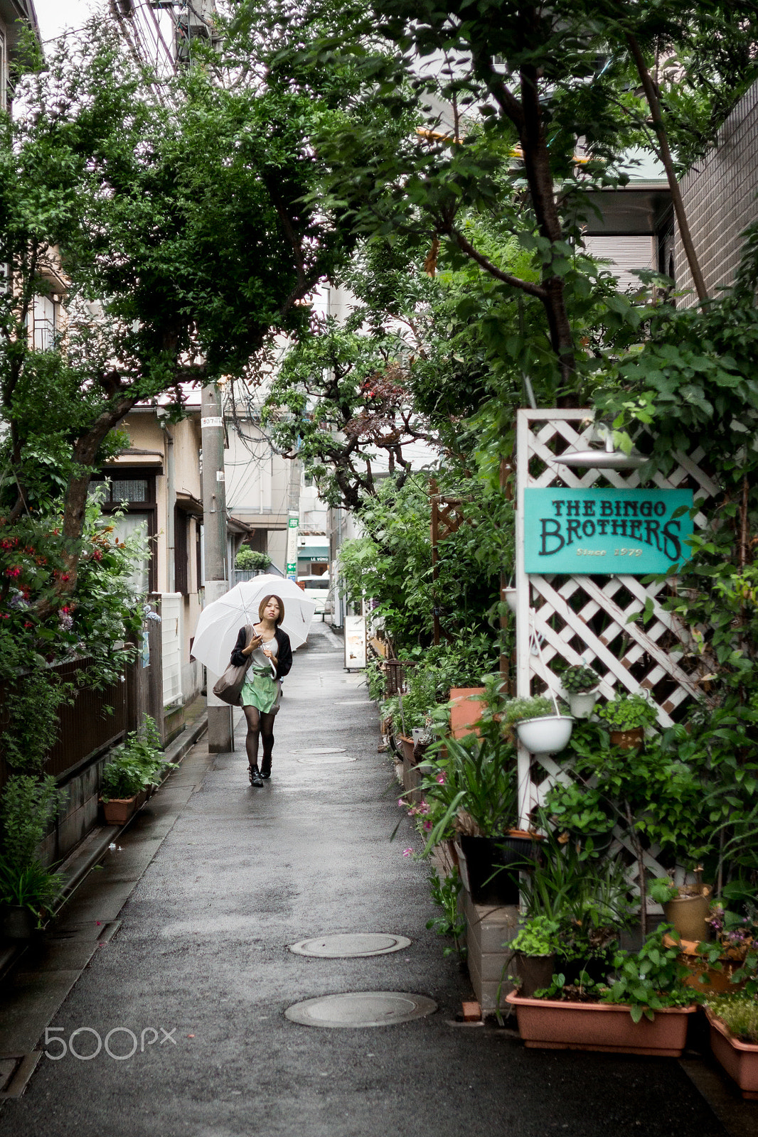 Sony Alpha NEX-7 + E 32mm F1.8 sample photo. Grove street (harajuku district, tokyo) photography