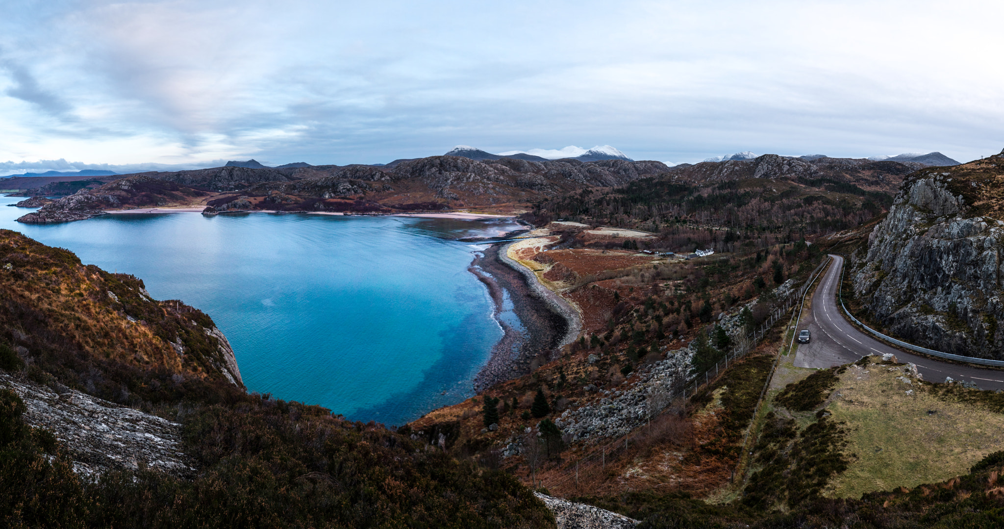 Panasonic Lumix DMC-GH4 + OLYMPUS M.12mm F2.0 sample photo. Gruinard bay, the highlands photography