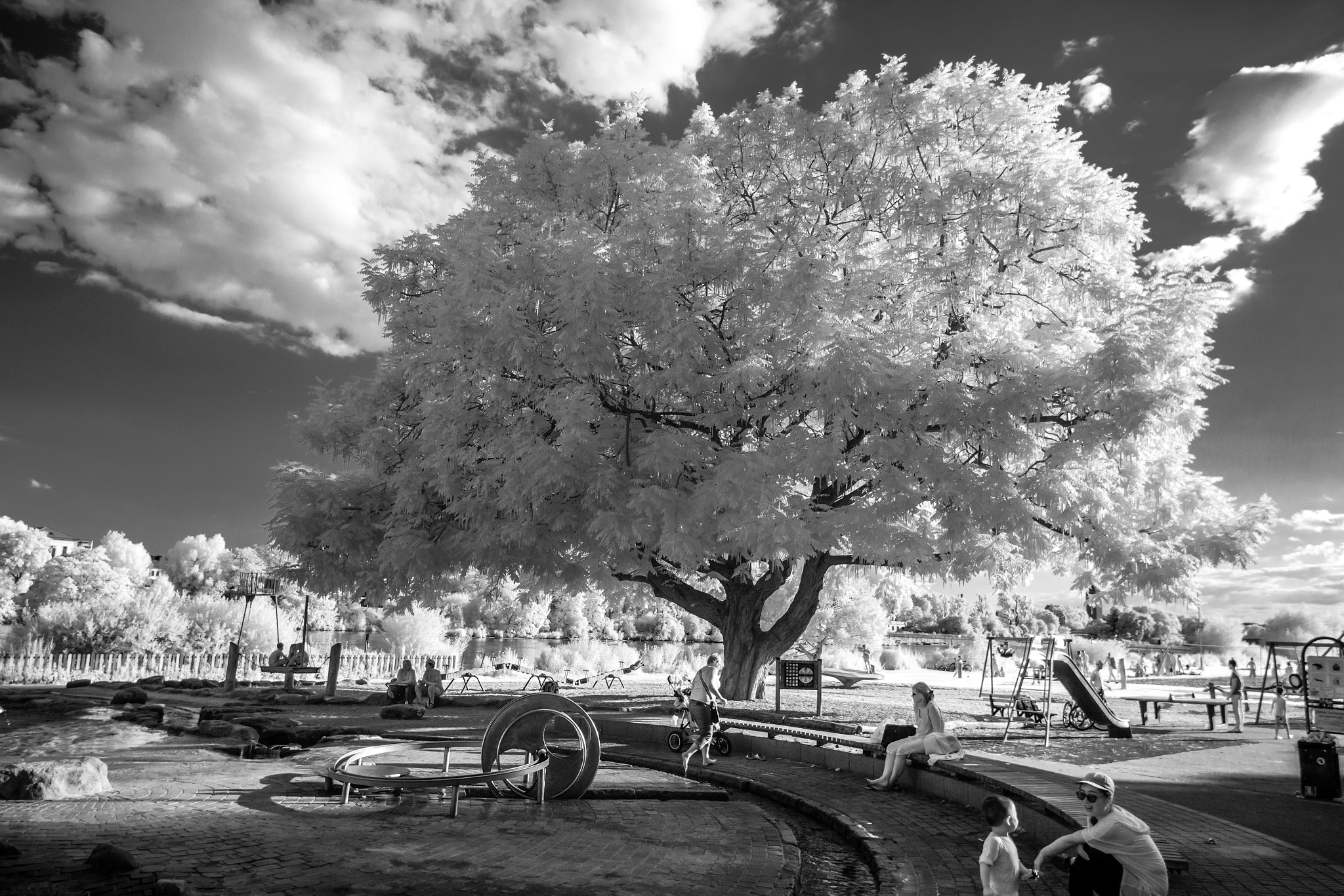 Sigma 8-16mm F4.5-5.6 DC HSM sample photo. Summer playground (ir) photography