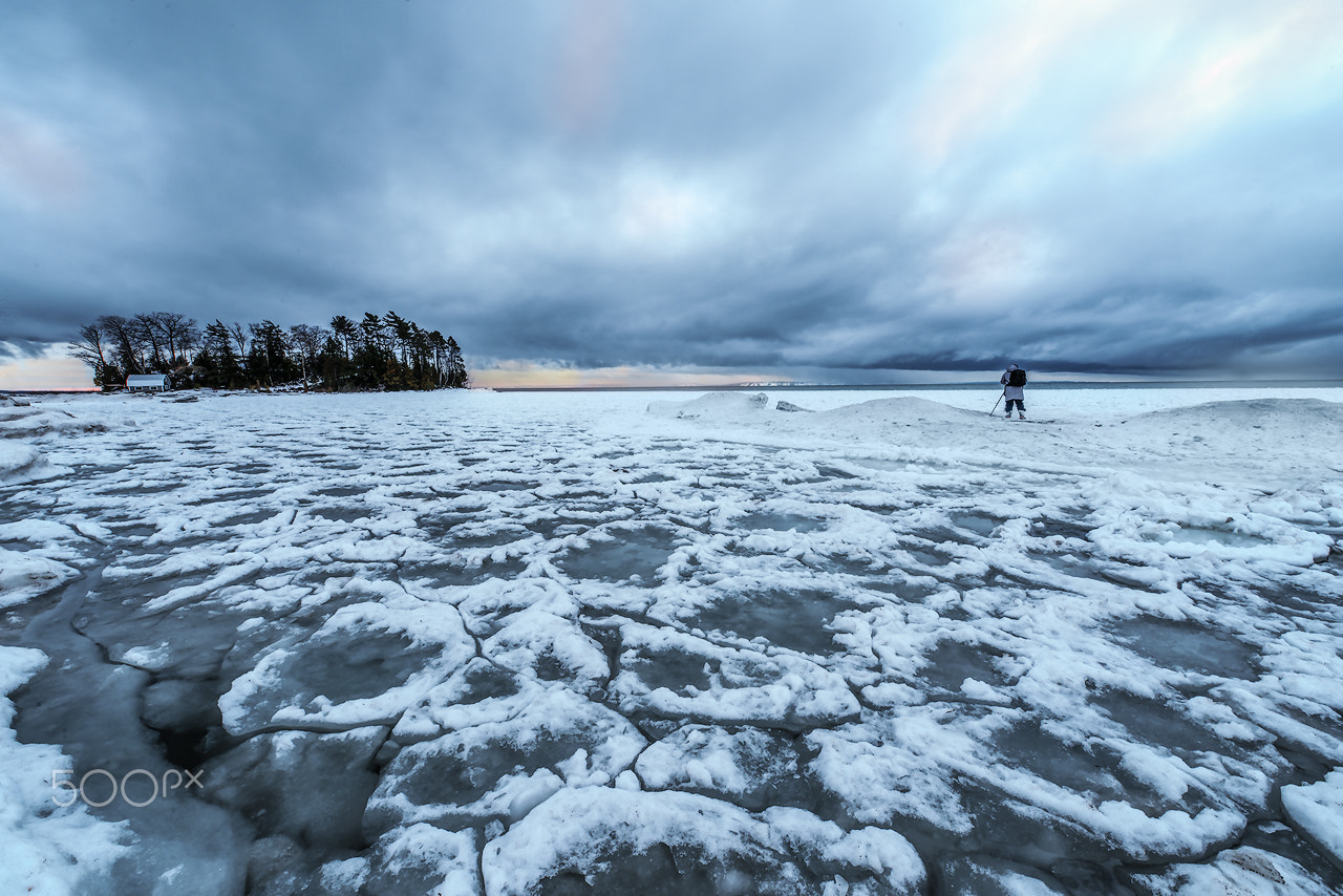 Nikon D3X sample photo. Tiny beach photography