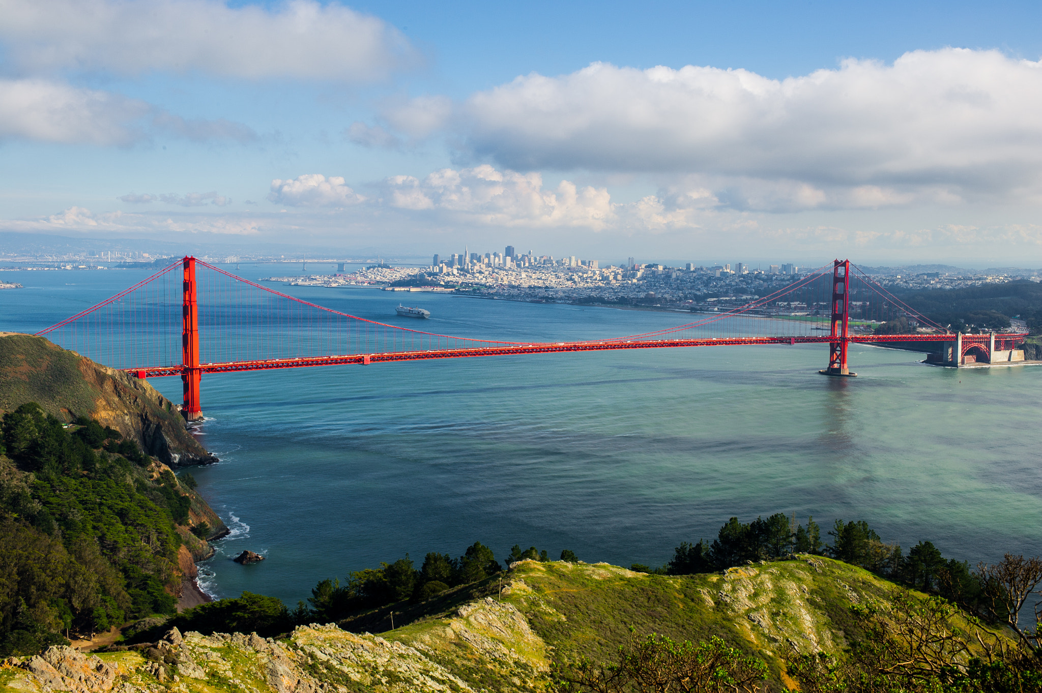 Nikon AF-S Nikkor 28-70mm F2.8 ED-IF sample photo. Golden gate bridge 20160202 photography