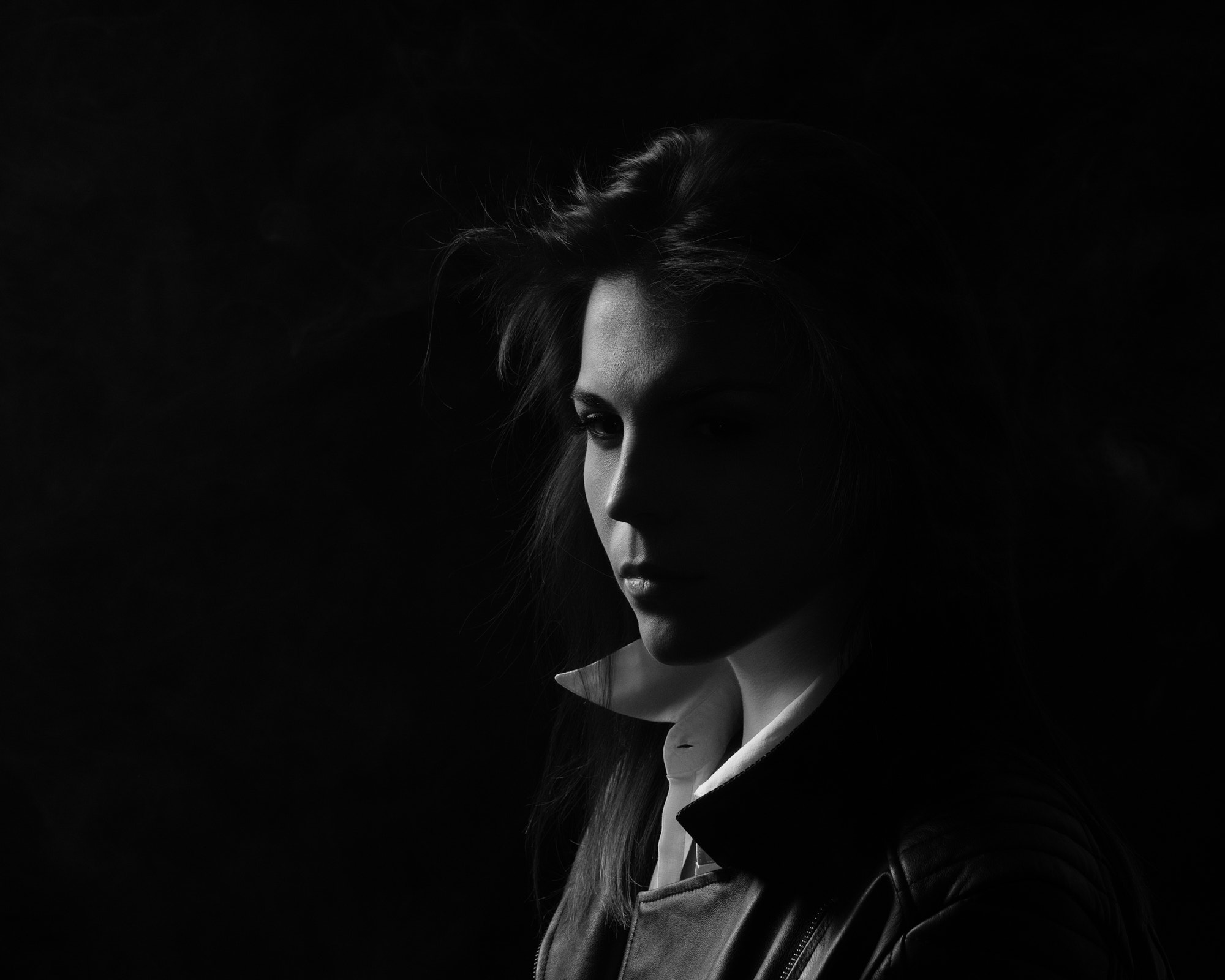 Tamron SP 70-300mm F4-5.6 Di USD sample photo. Smokey moody portrait photography