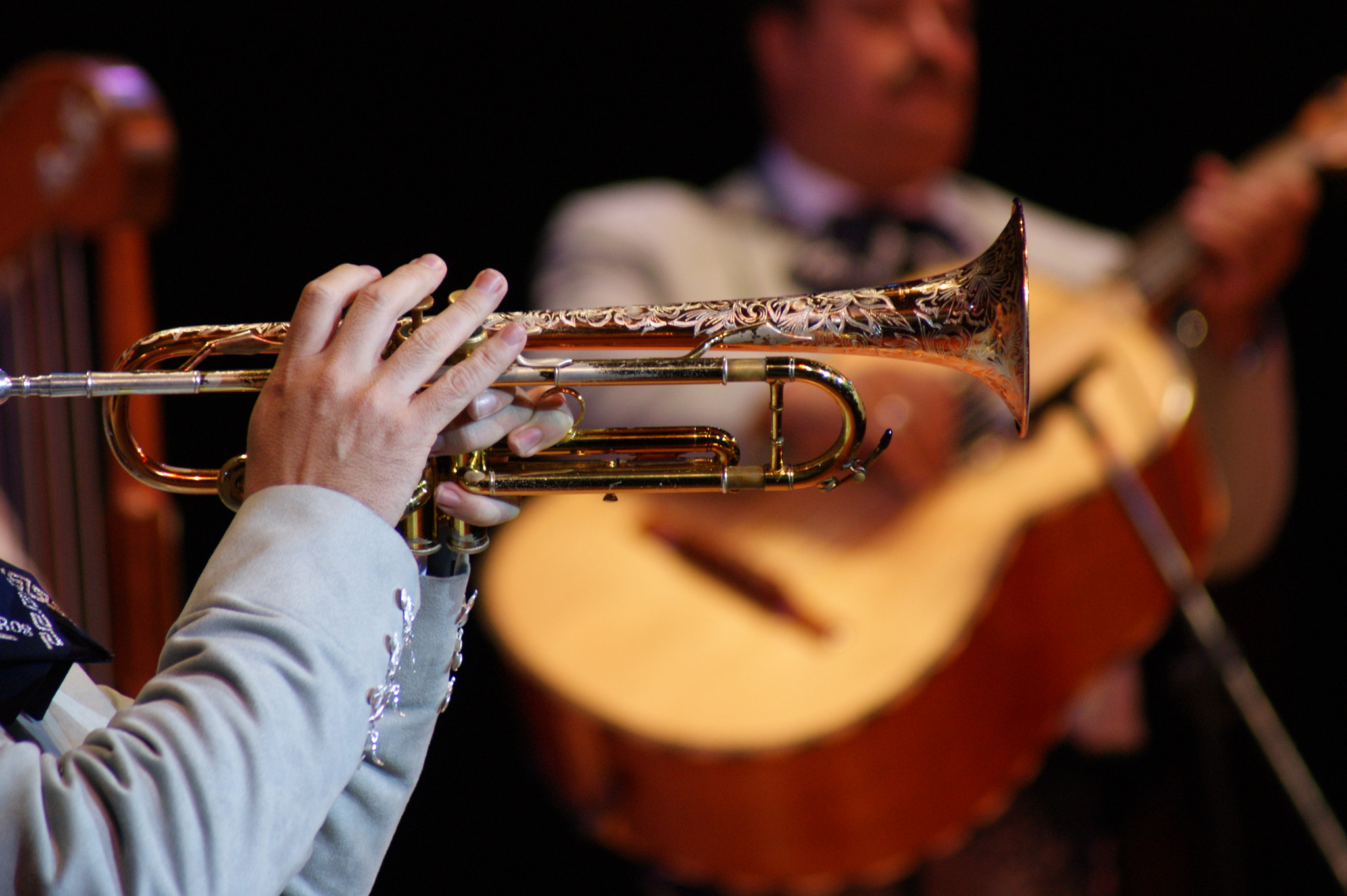 Sony Alpha DSLR-A380 sample photo. Mariachi los camperos en gala del mariachi en el teatro degollado photography