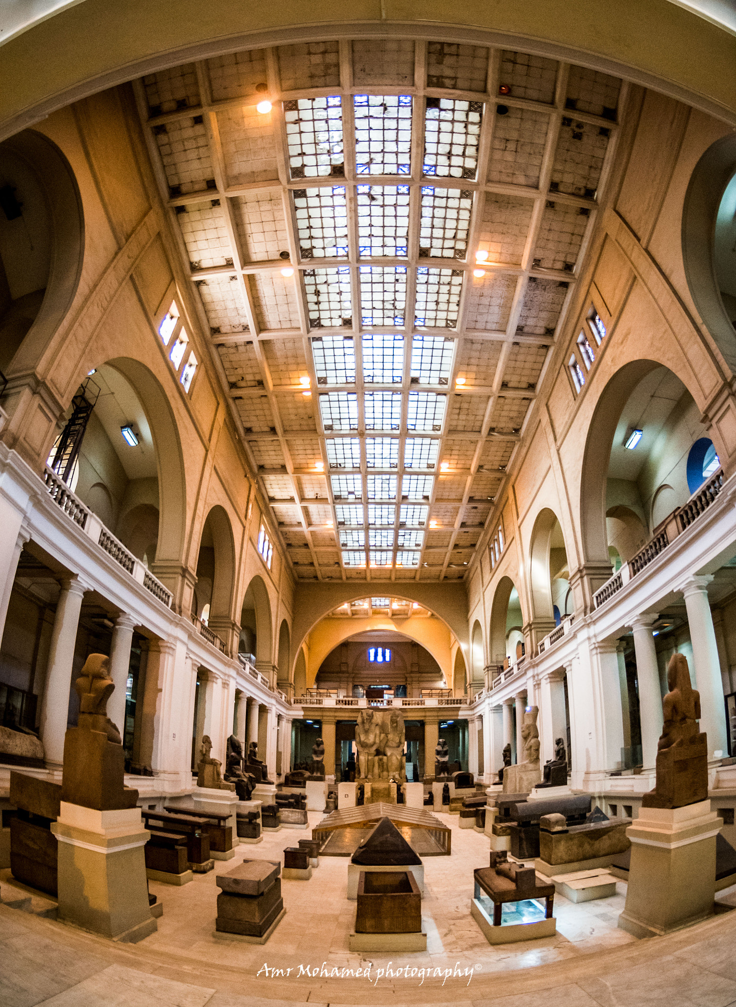 Nikon AF DX Fisheye-Nikkor 10.5mm F2.8G ED sample photo. The egyptian museum 2 photography