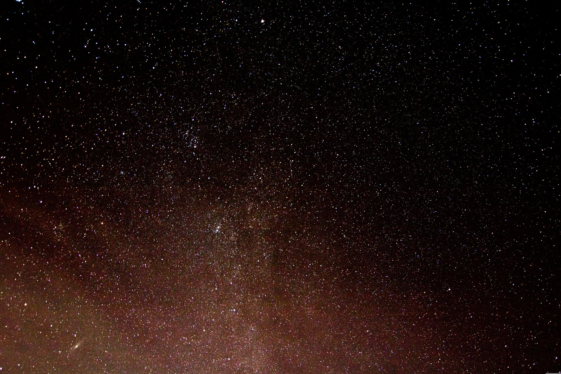 Canon EOS 760D (EOS Rebel T6s / EOS 8000D) sample photo. Andromeda galaxy ... just barely! photography