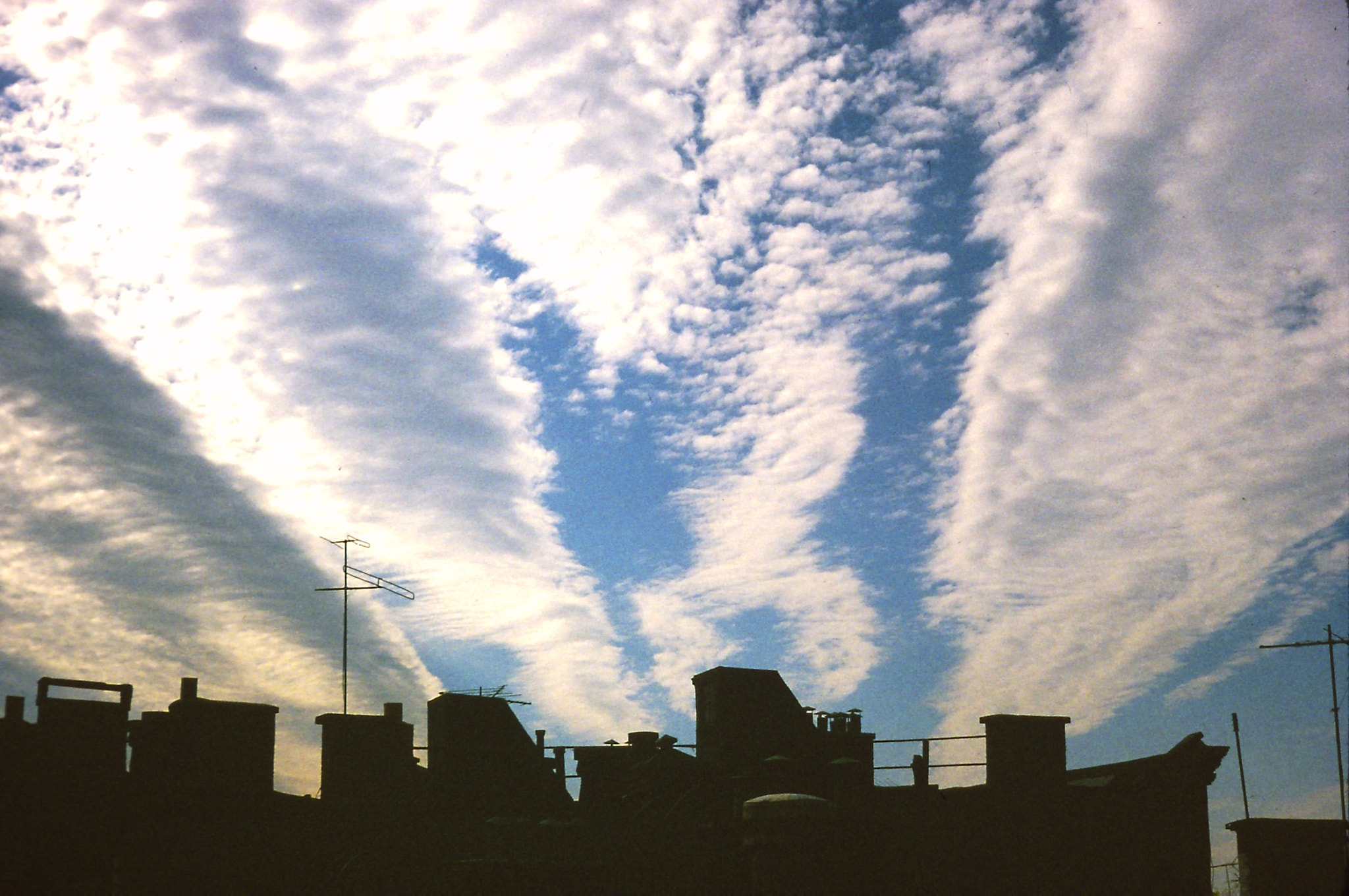 Syntek USB Camera sample photo. Clouds over brooklyn rooftops photography