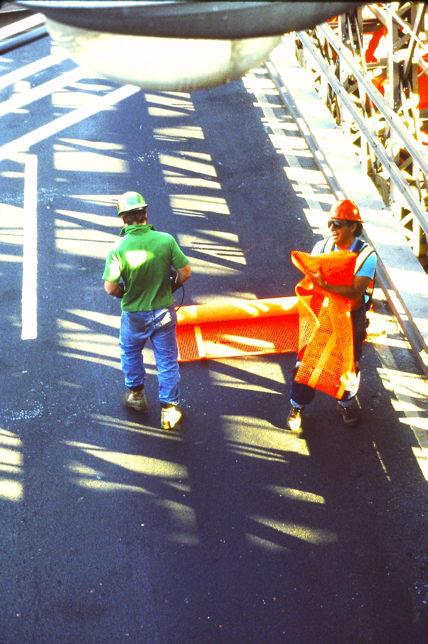 Syntek USB Camera sample photo. Brooklyn bridge workers photography