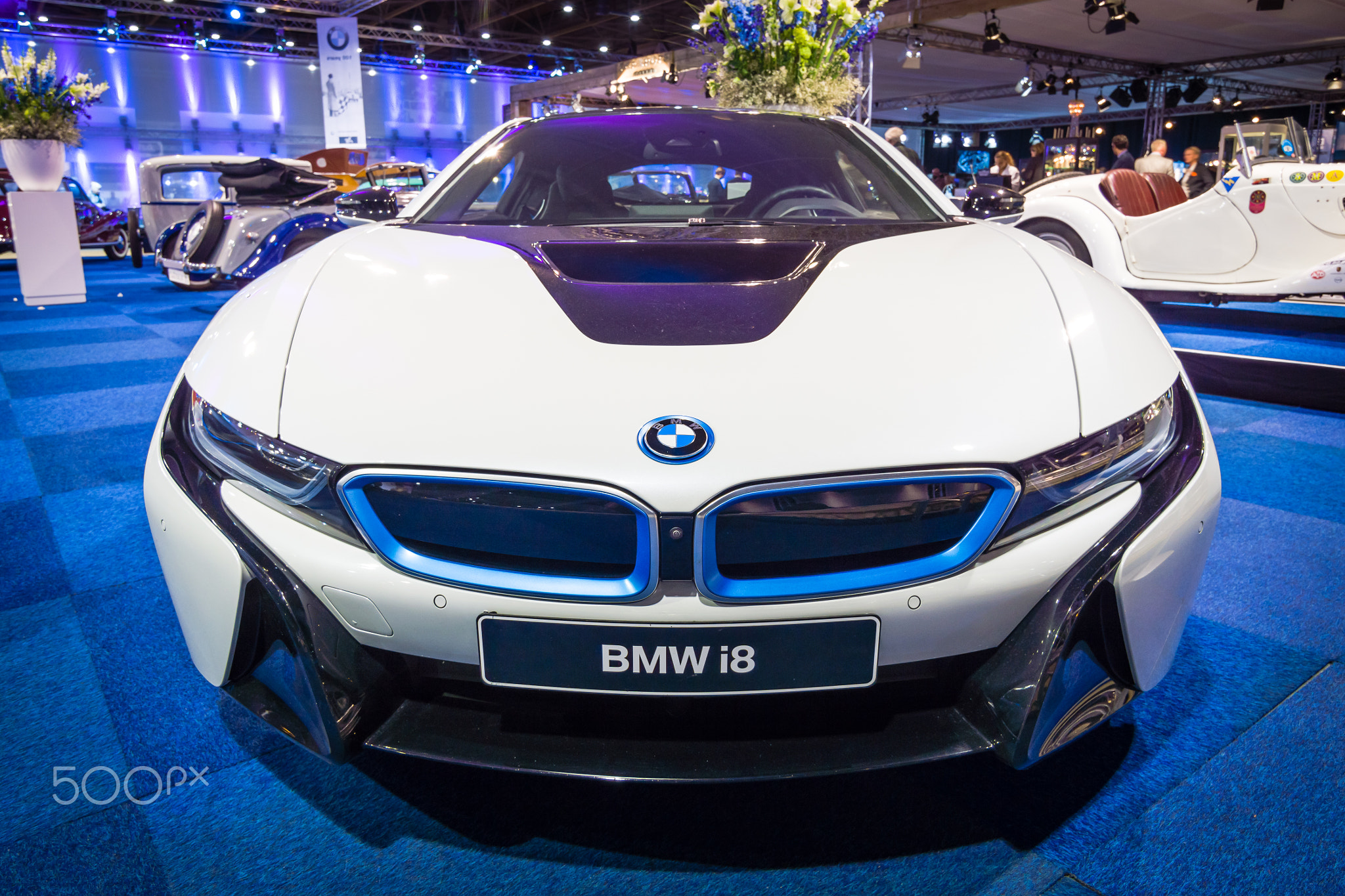 Plug-in hybrid sports car BMW i8.