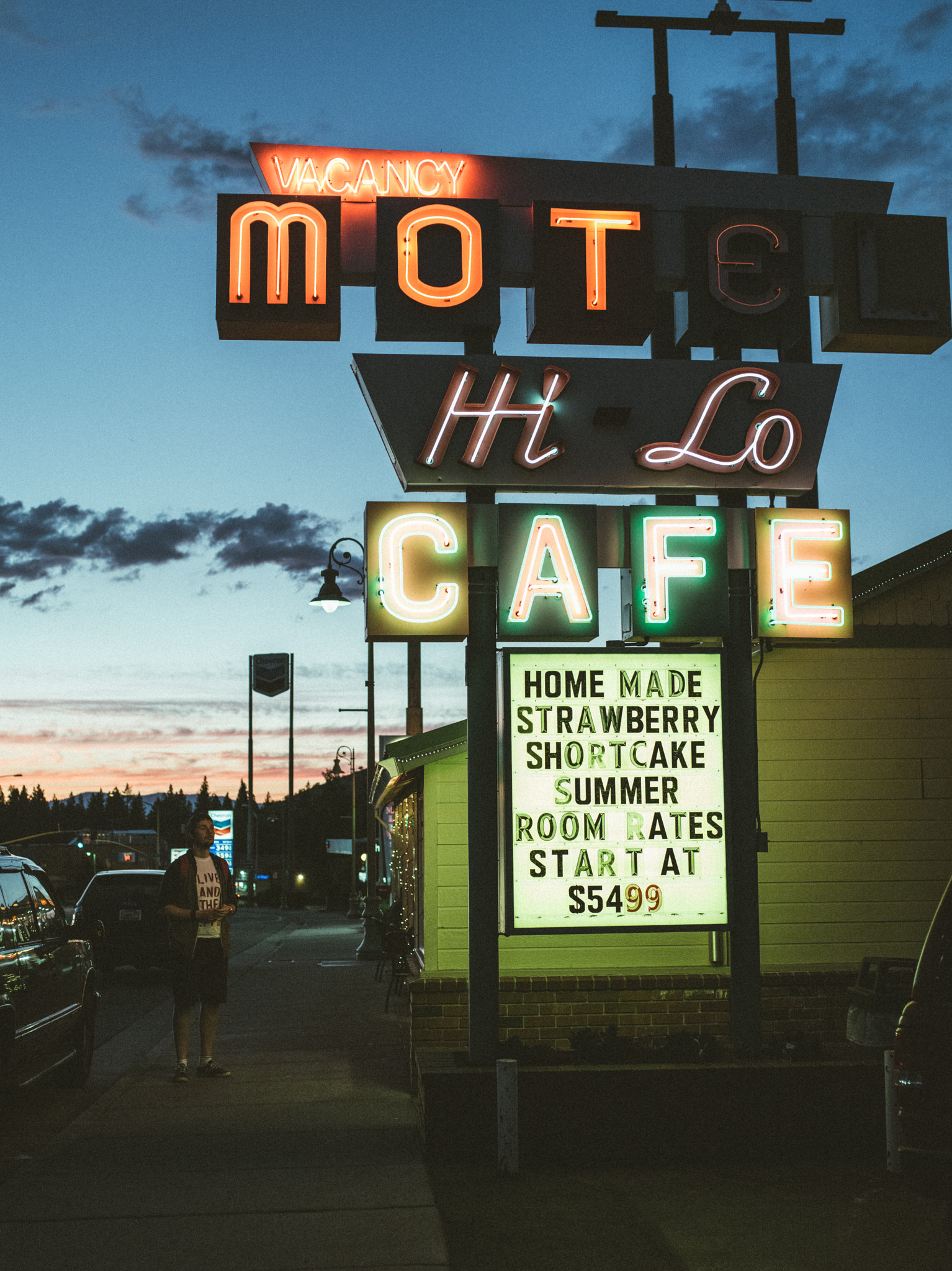 Pentax 645D sample photo. Hi-lo motel // weed photography