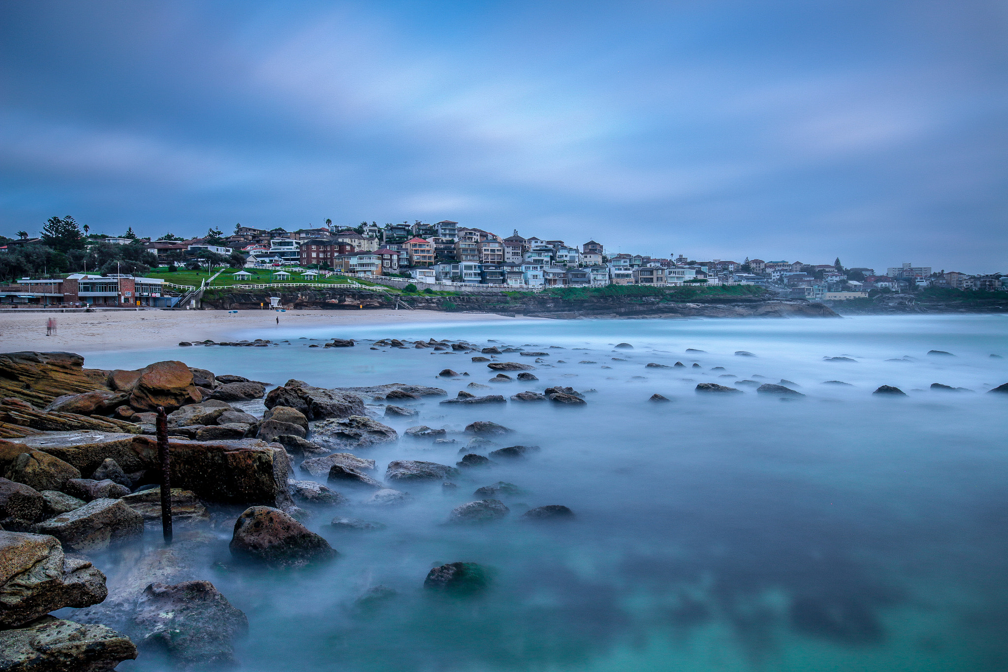 Canon EOS 700D (EOS Rebel T5i / EOS Kiss X7i) + Canon EF 16-35mm F4L IS USM sample photo. Long exposure bronte beach photography