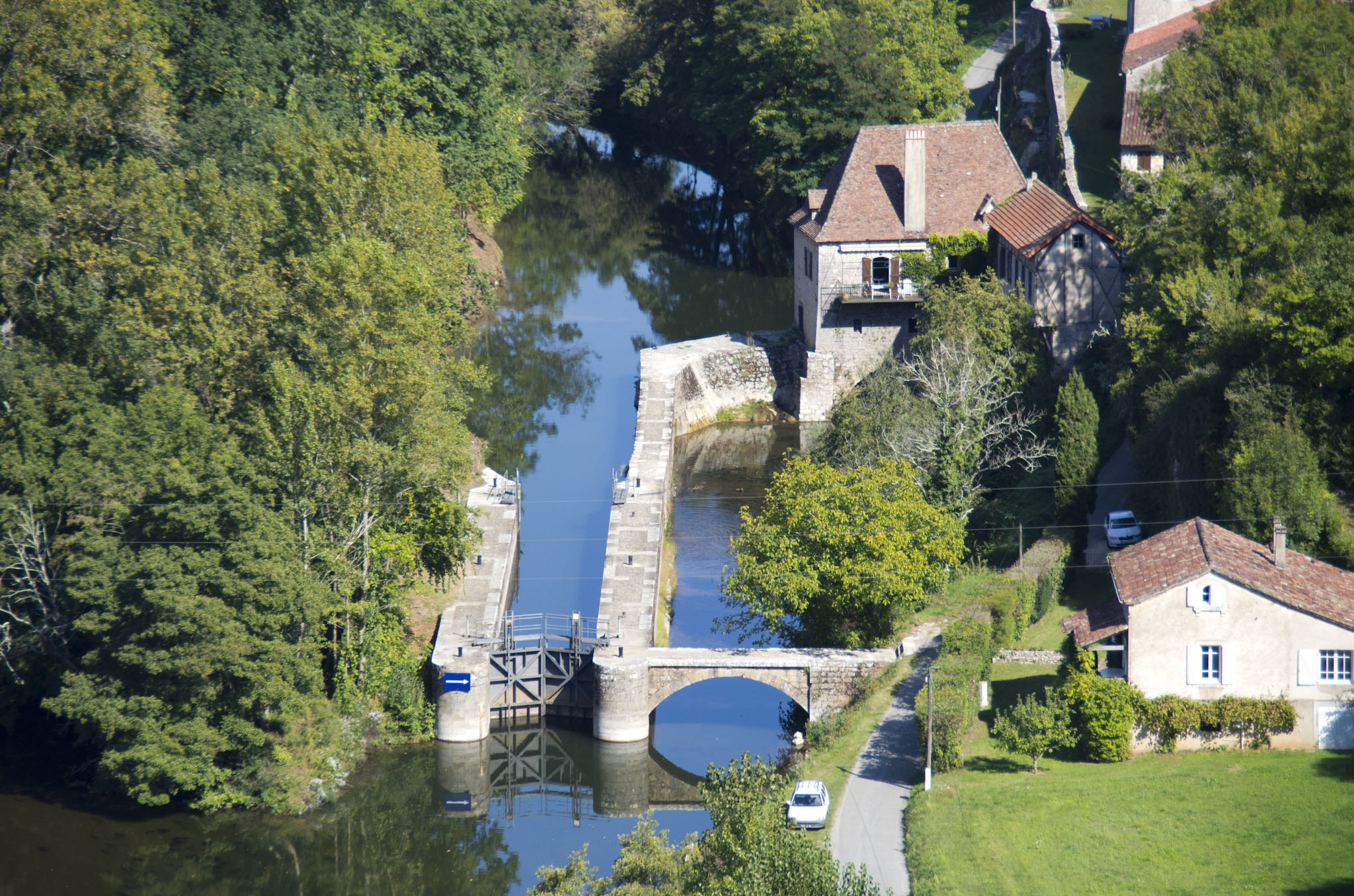Pentax K-5 sample photo. Saint-cirq lapopie photography