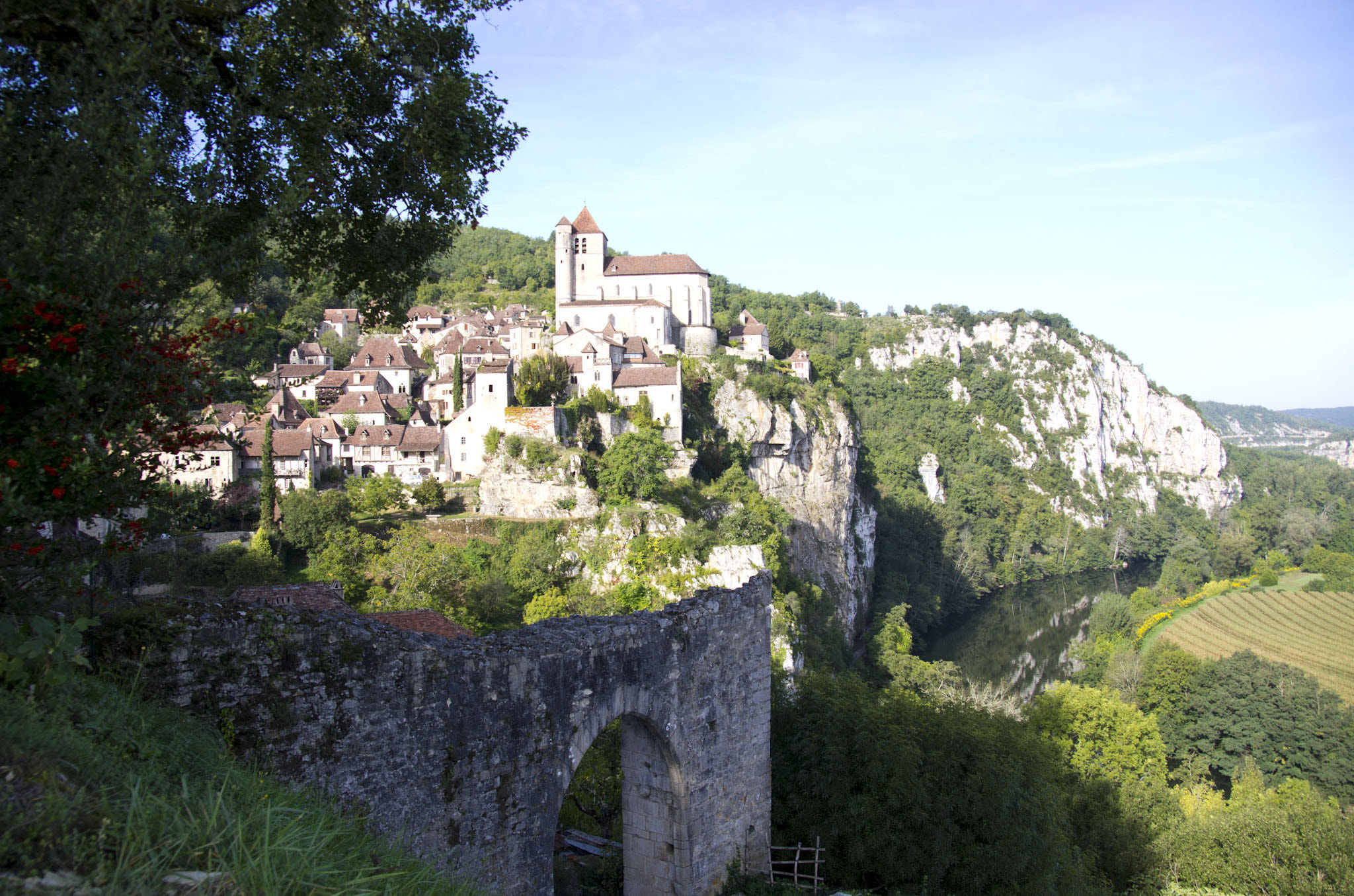 Pentax K-5 sample photo. Saint-cirq lapopie photography