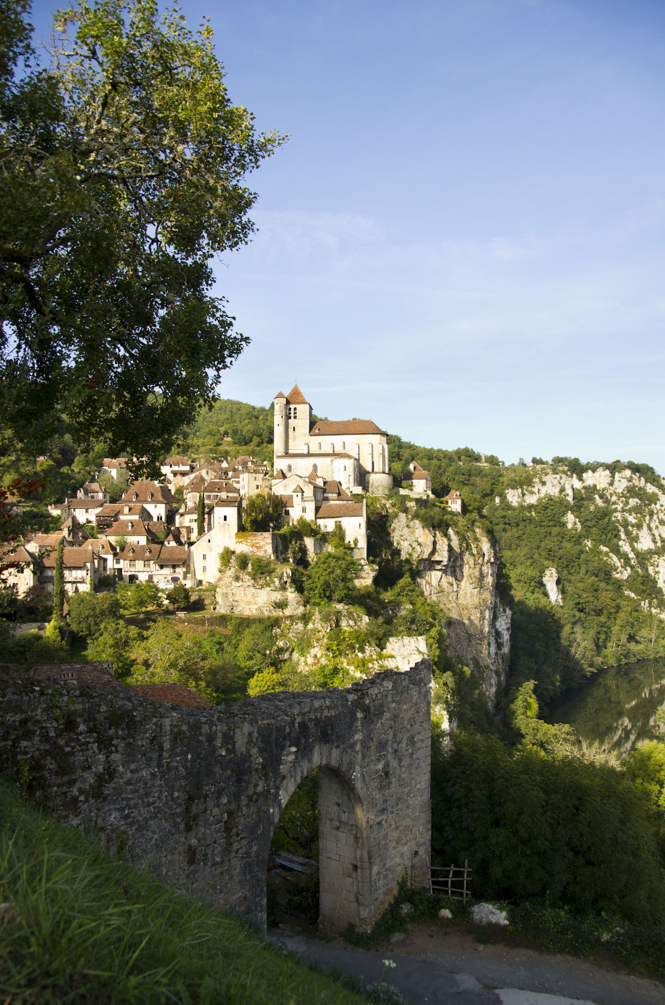 Pentax K-5 sample photo. Saint-cirq lapopie photography