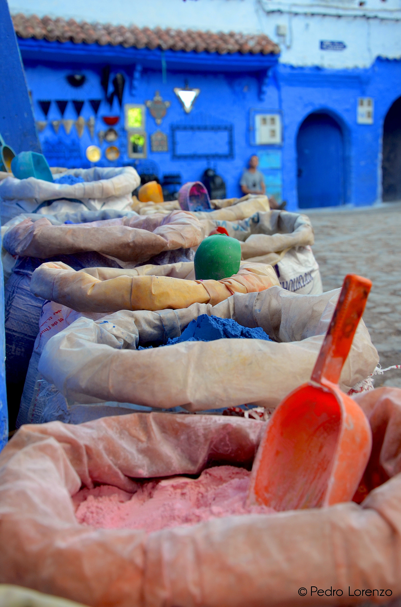 IX-Nikkor 30-60mm f/4-5.6 sample photo. Morocco blue photography