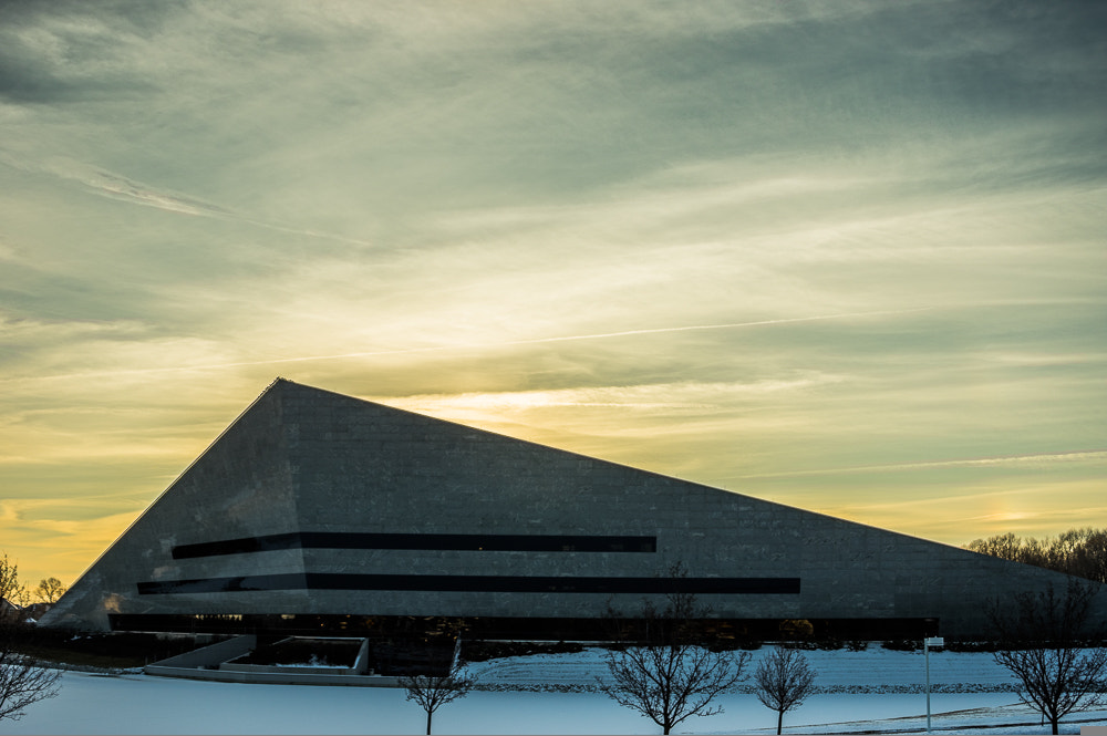 PENTAX-F 28-80mm F3.5-4.5 sample photo. Cook research building photography
