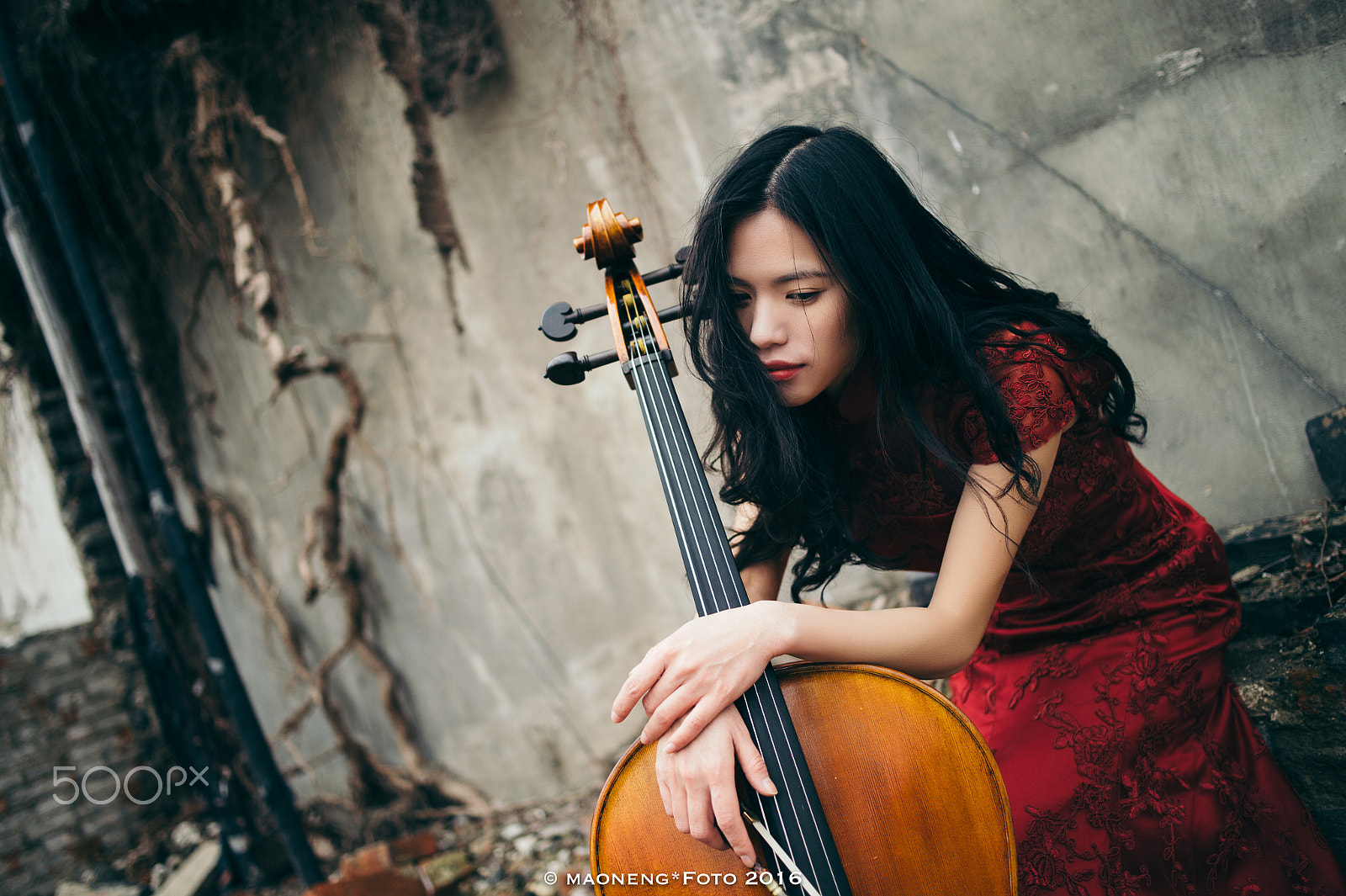 Nikon D4S + ZEISS Distagon T* 35mm F2 sample photo. Girl with cello photography
