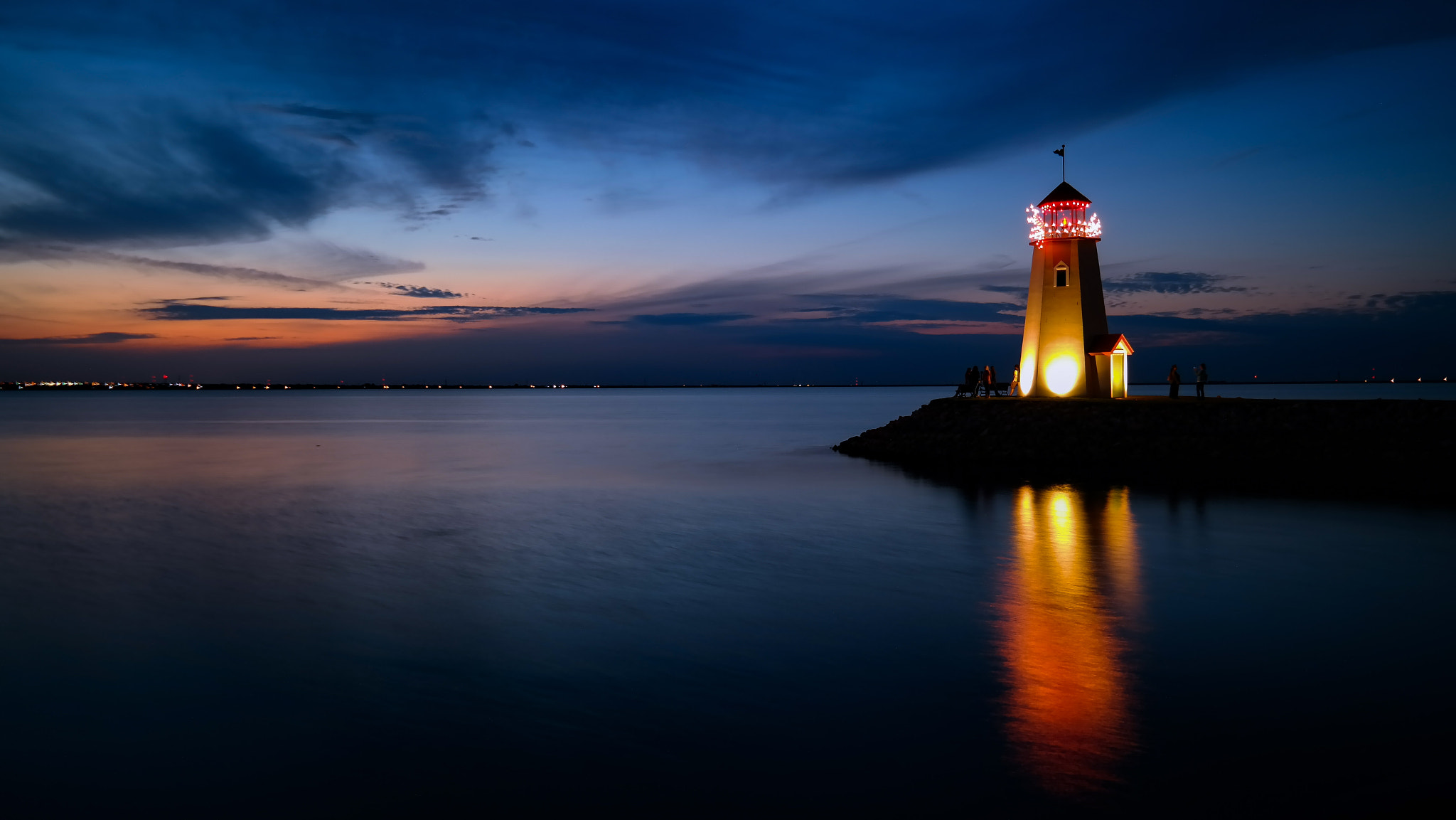 Samsung Galaxy NX sample photo. Lighthouse sunset photography