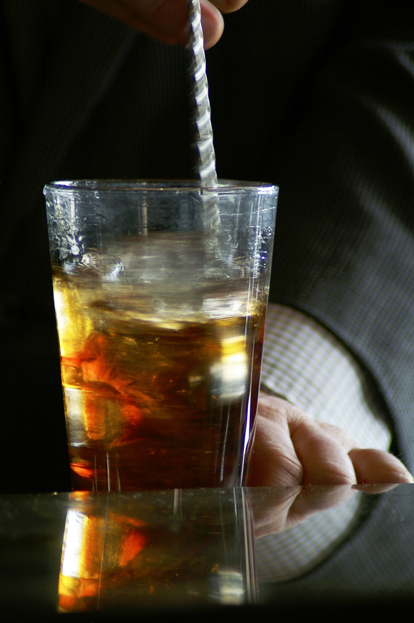 Pentax *ist DL sample photo. Bartender photography