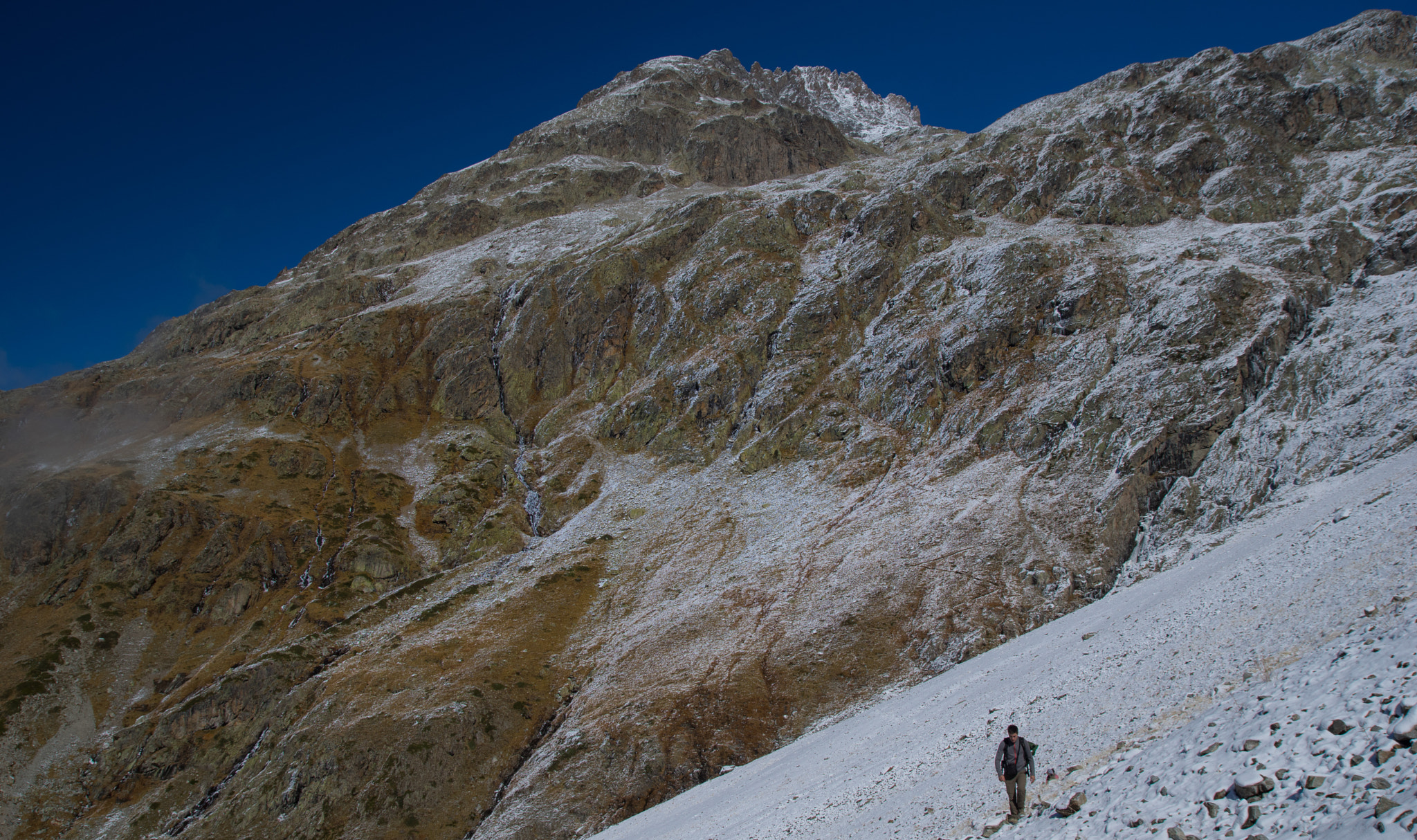 Pentax K-3 II sample photo. First snow photography