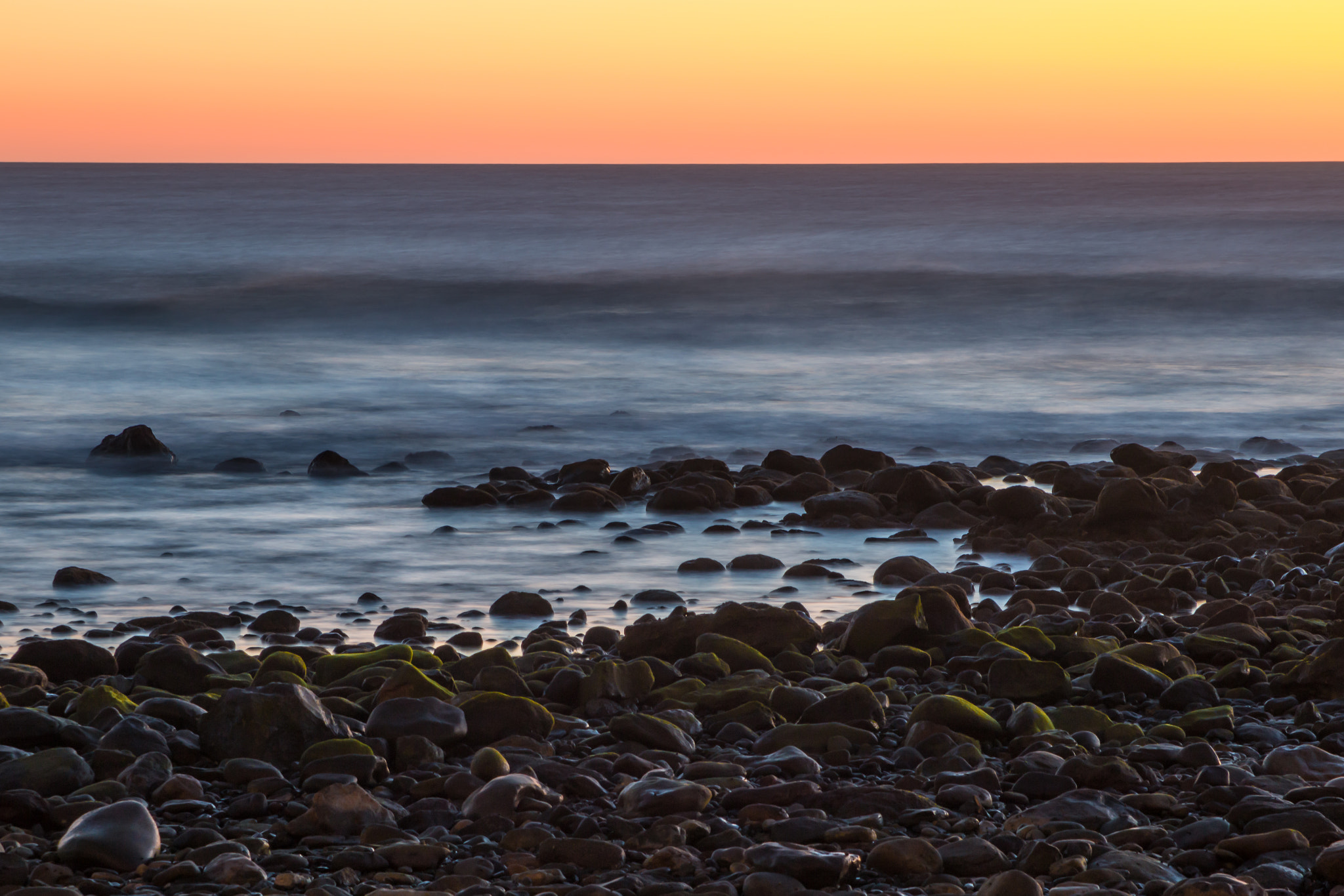 Canon EF 28-105mm f/3.5-4.5 USM sample photo. Twilight on the rocks photography