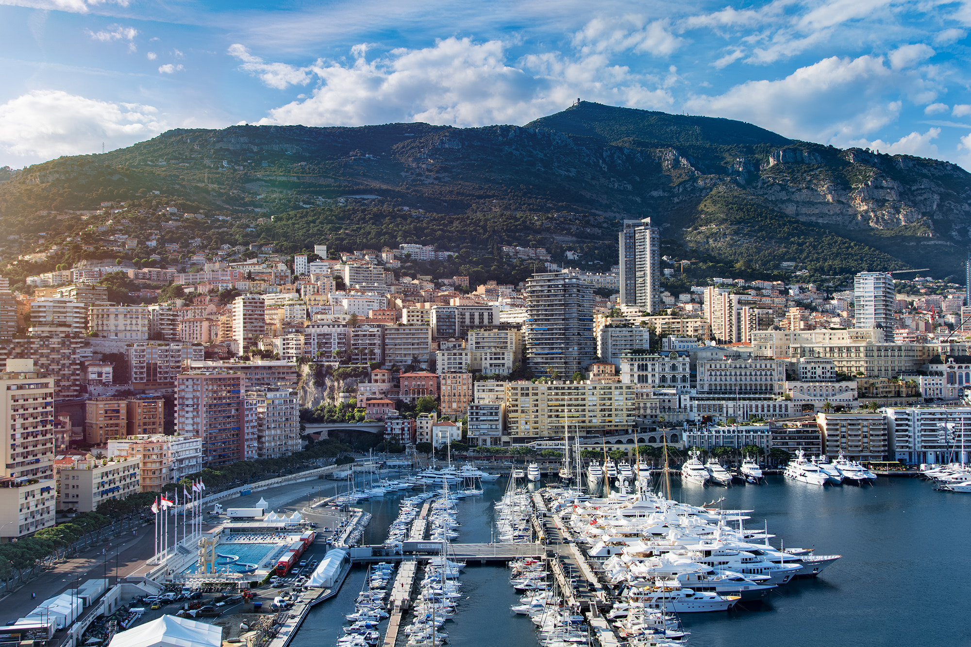 Nikon D5200 + Sigma 24-105mm F4 DG OS HSM Art sample photo. Monaco sunset photography