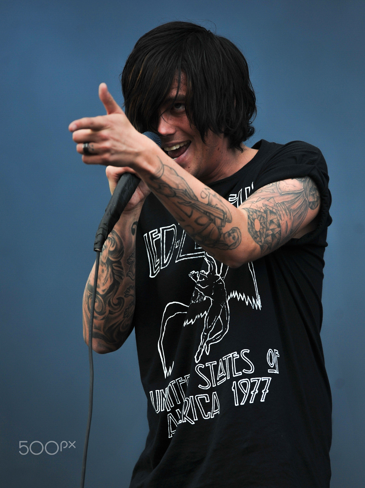 Sigma 70-200mm F2.8 EX DG OS HSM sample photo. Sleeping with sirens kellin quinn photography