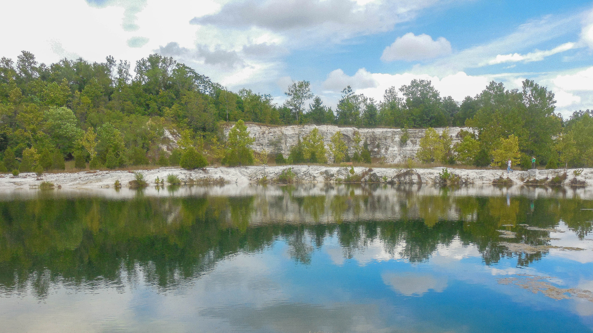 Nikon Coolpix S5200 sample photo. Quarry lake reflection photography