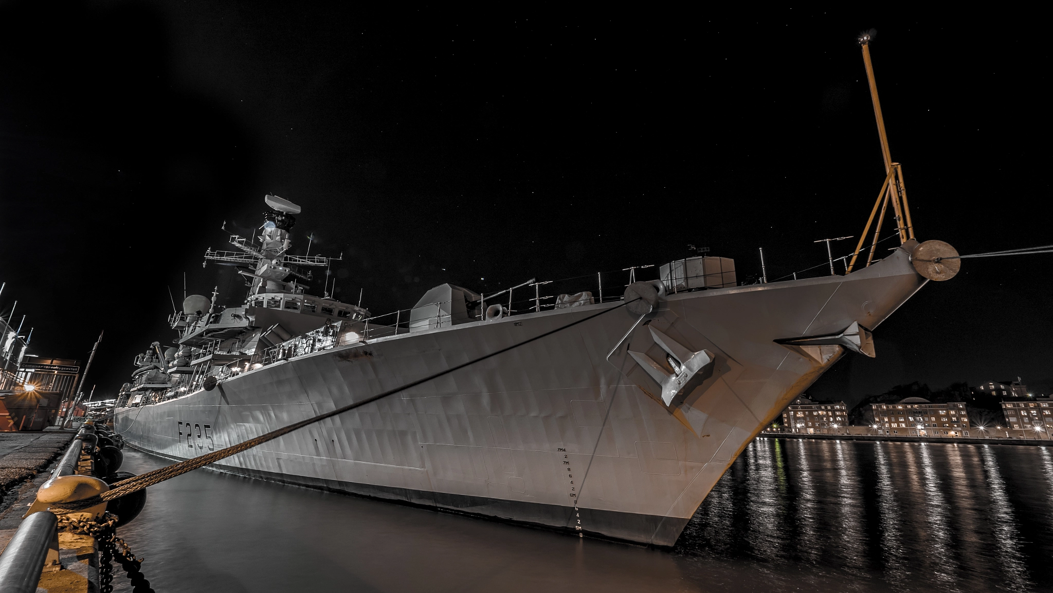 Panasonic Lumix DMC-GX8 + Olympus M.Zuiko Digital ED 7-14mm F2.8 PRO sample photo. Hms monmouth ship photography