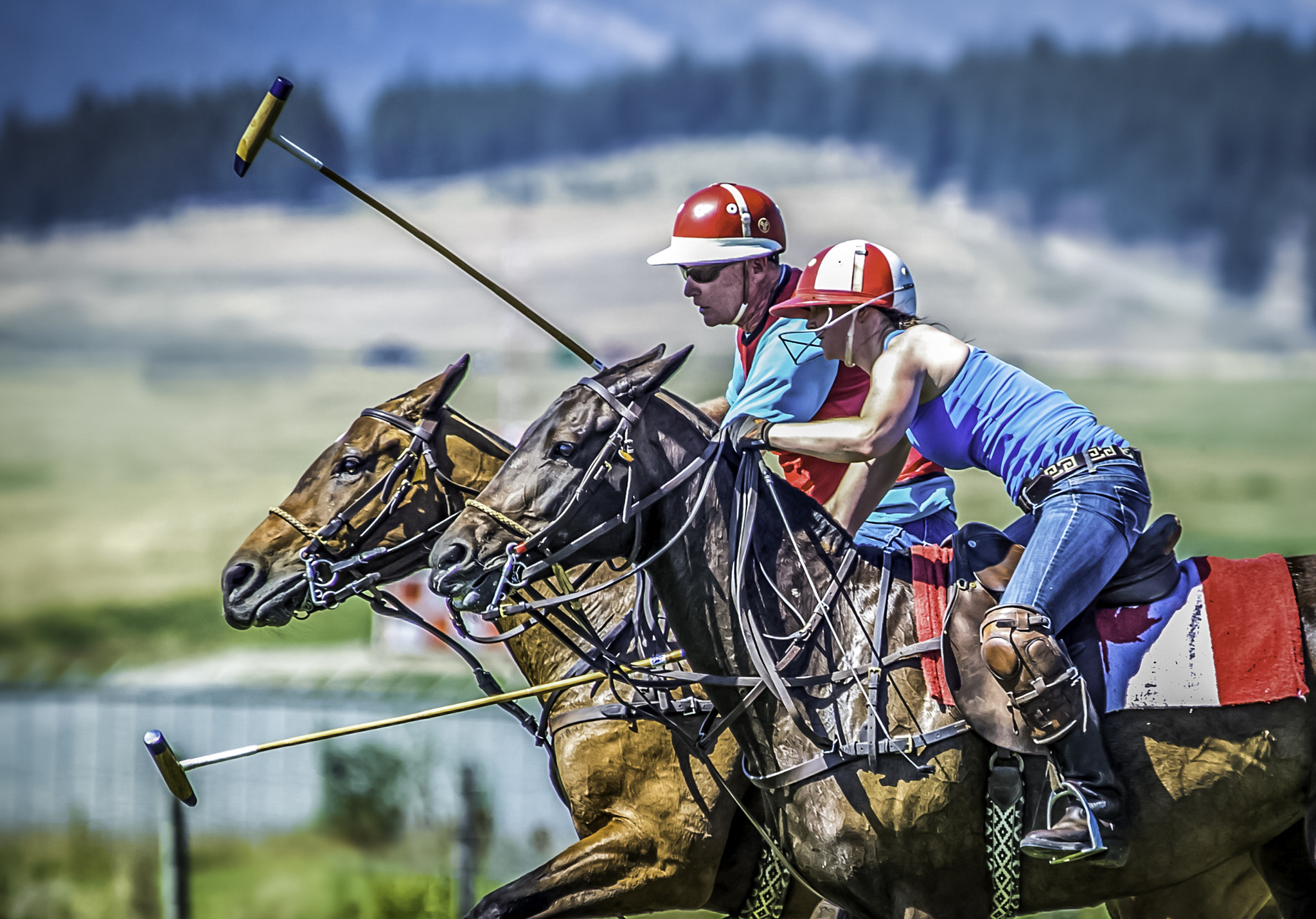 Nikon D4 sample photo. Fast polo photography