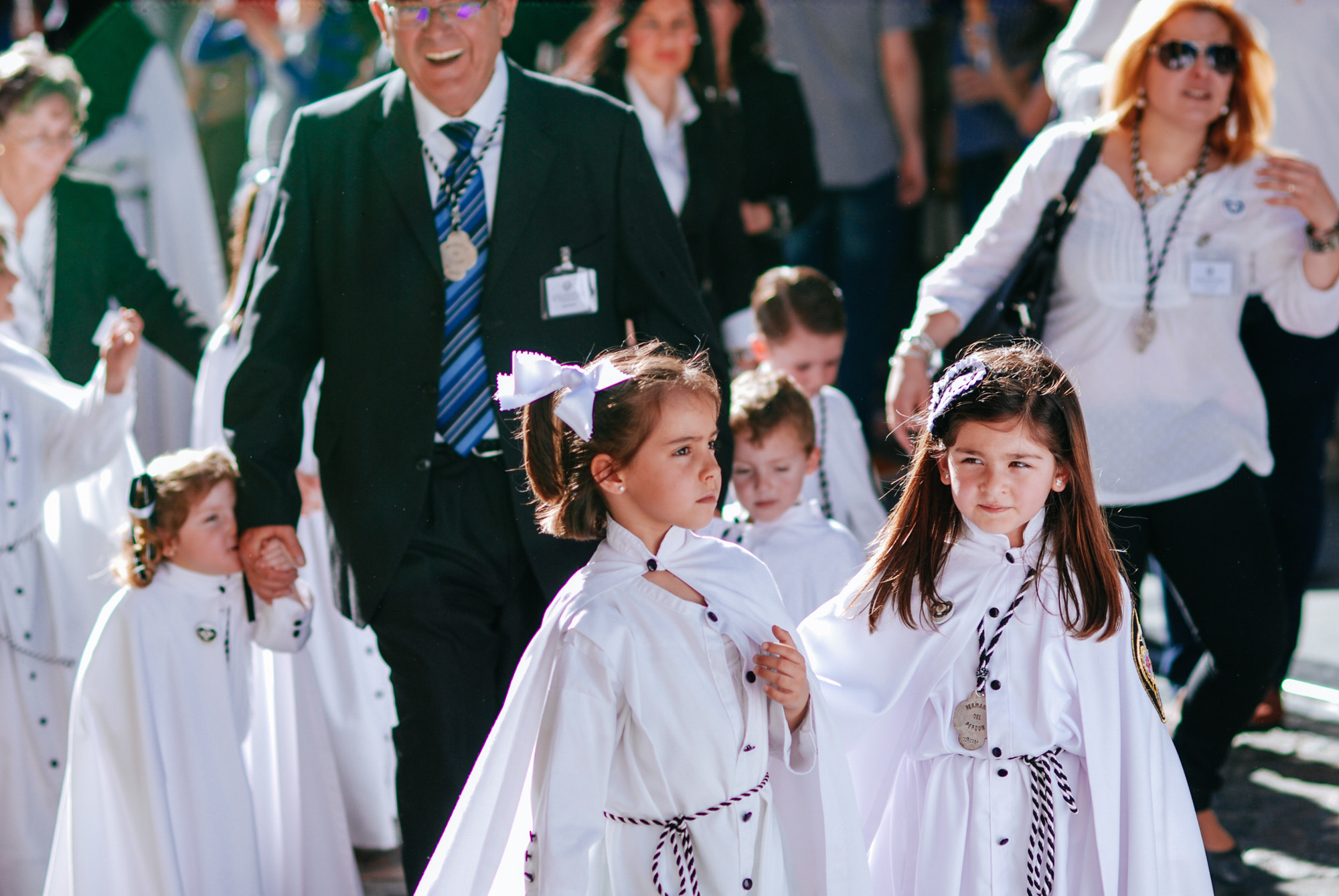 Nikon D80 + Nikon AF Nikkor 85mm F1.8D sample photo. Kids in spain photography