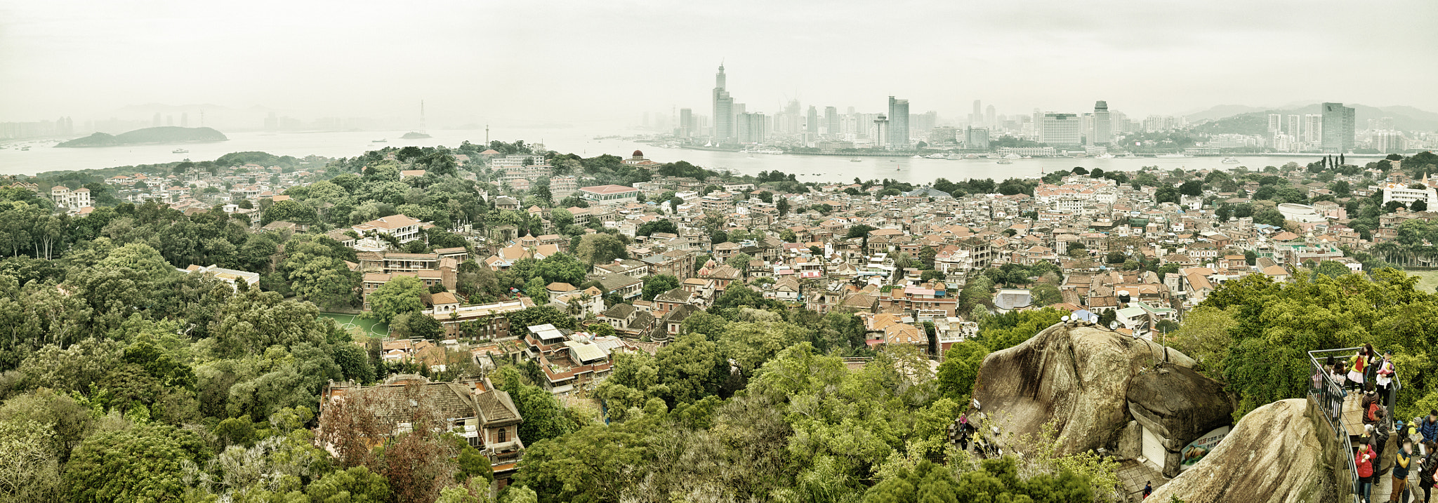 Pentax K-01 sample photo. Panorama - gulangyu island photography