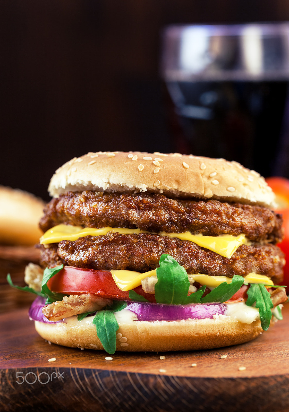 Canon EF 100mm F2.8 Macro USM sample photo. Double cheeseburger photography