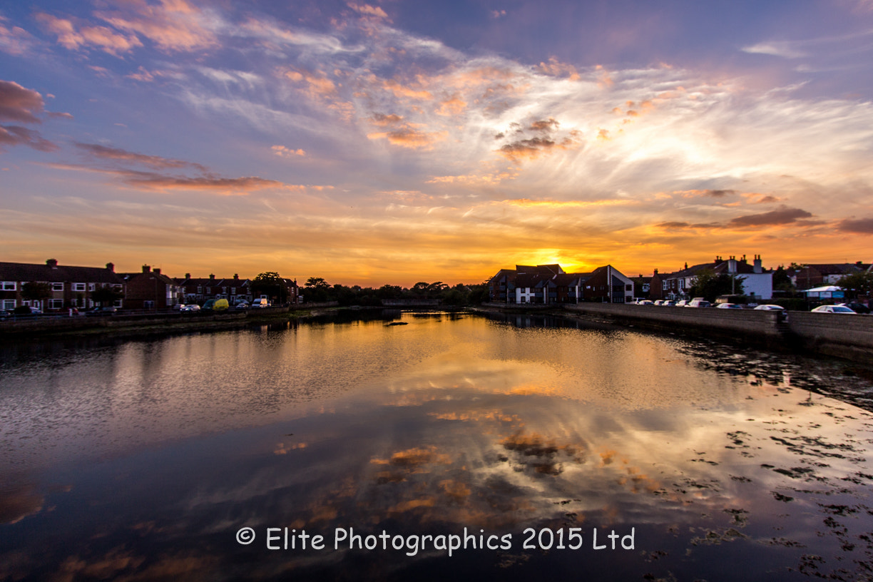 Canon EF-S 10-22mm F3.5-4.5 USM sample photo. Workhouse creek sunset photography