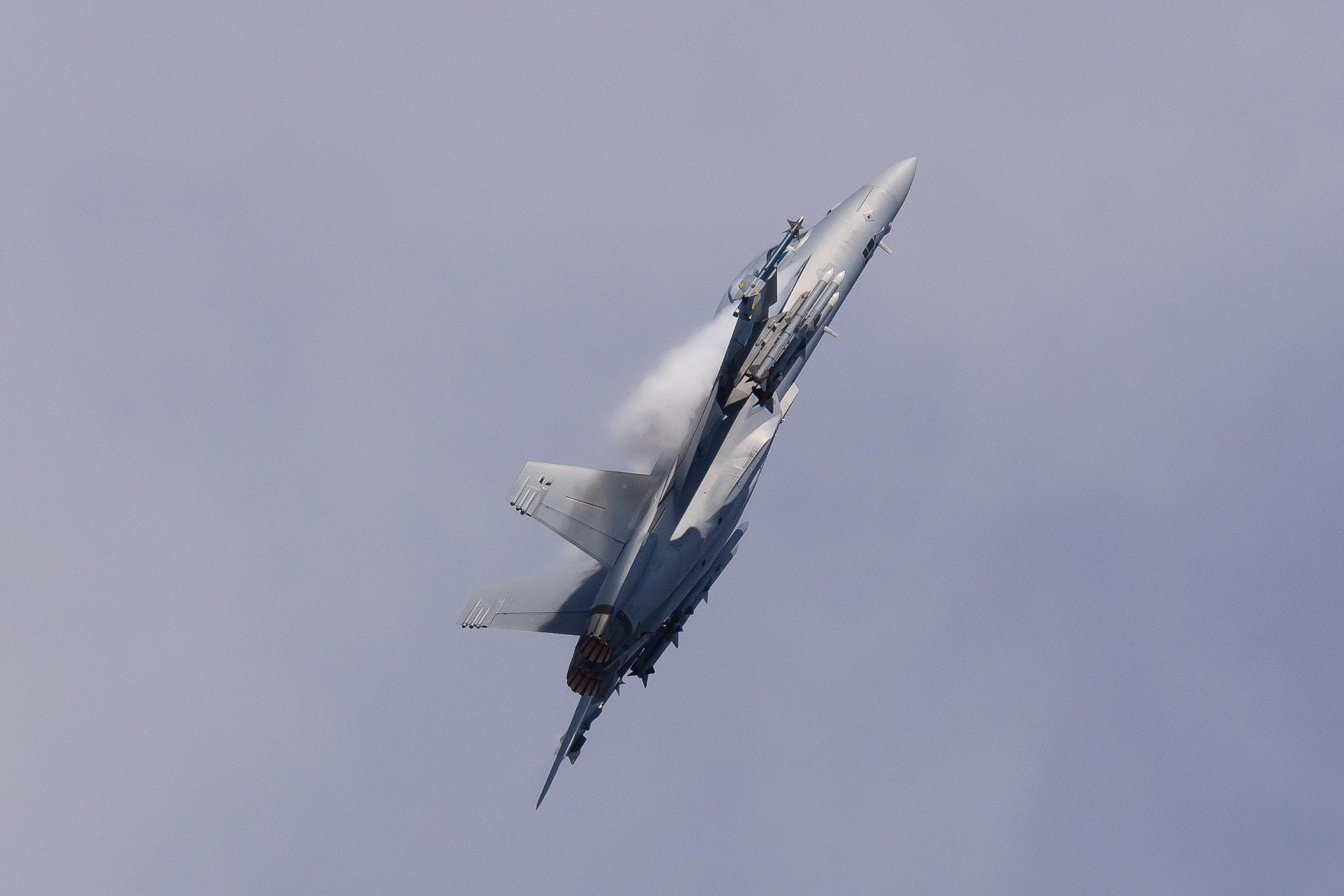 Sony 70-300mm F4.5-5.6 G SSM sample photo. Super hornet vapour photography