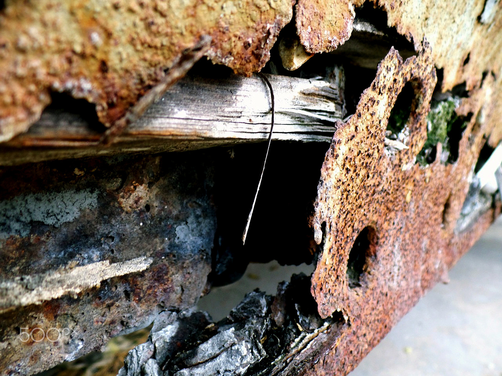 Samsung WB800F sample photo. Rust photography