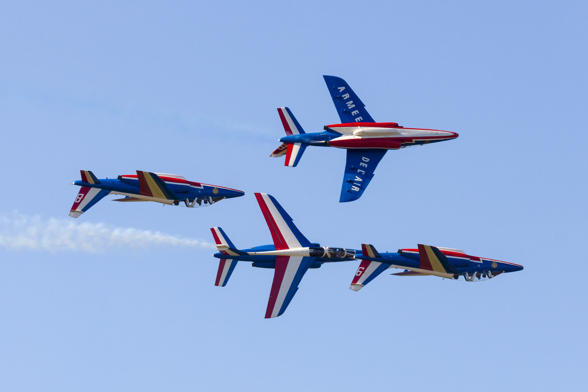 Sony 70-300mm F4.5-5.6 G SSM sample photo. Patrouille de france on display photography