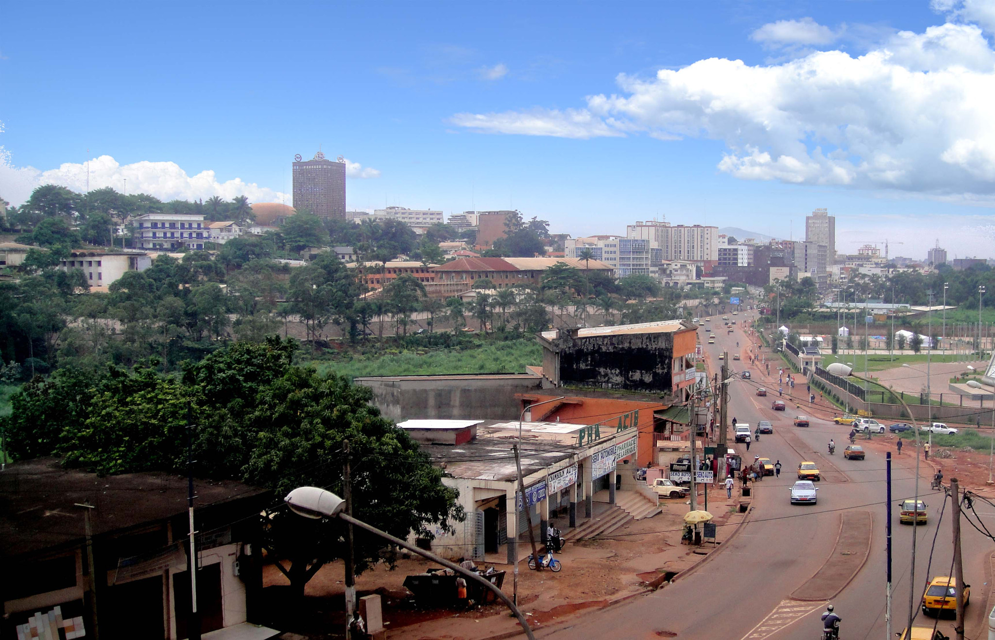 Sony DSC-T900 sample photo. View of yaounde photography