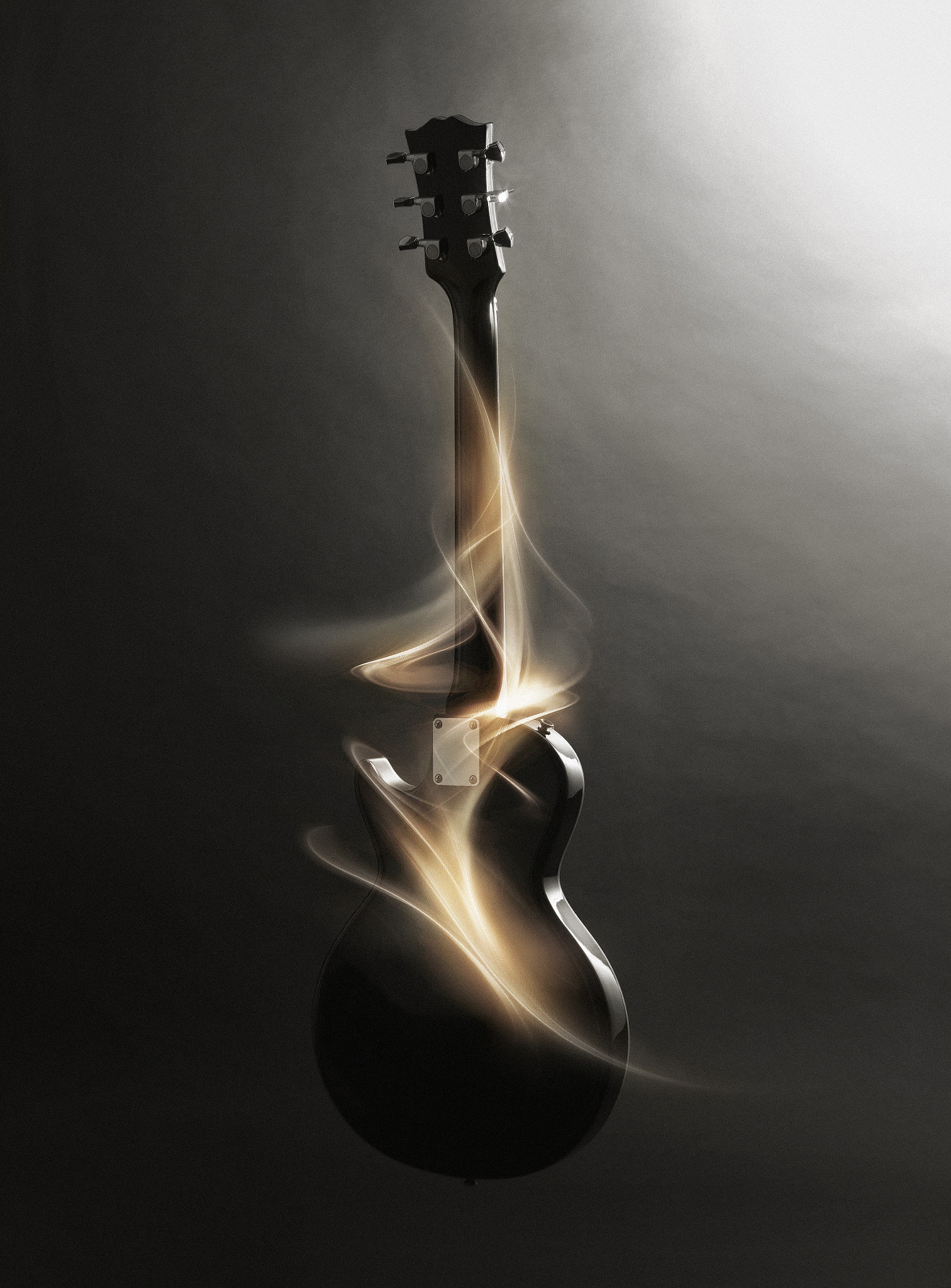 Hasselblad H3DII-31 sample photo. Rock guitar and flame photography
