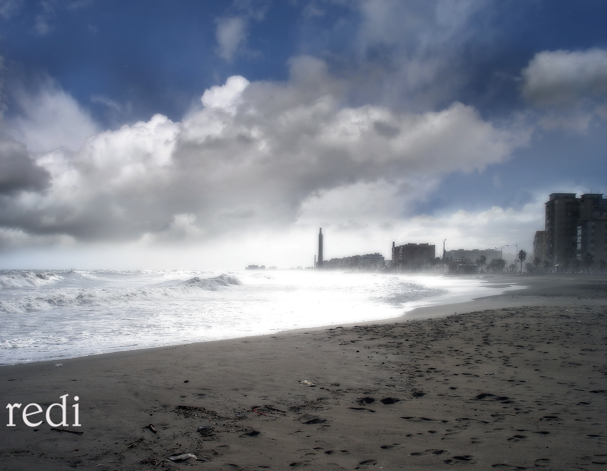 Sony DSC-W15 sample photo. Playa de huelin en málaga photography