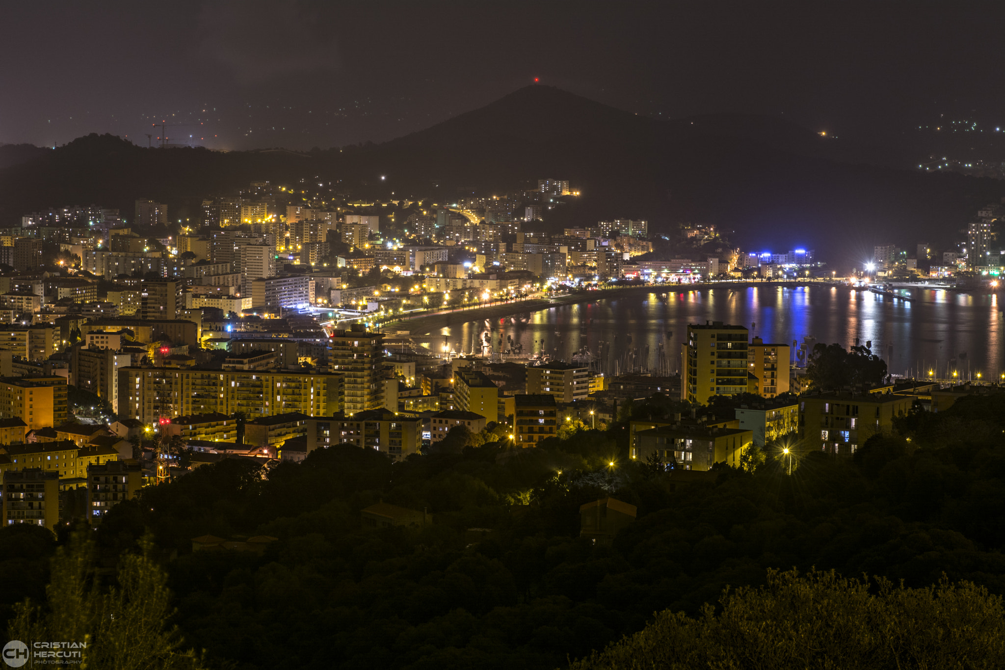 Nikon D5200 + Nikon AF-S Nikkor 24-70mm F2.8G ED sample photo. Another night in ajaccio photography